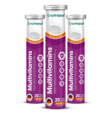 nutrazul Multivitamin Effervescent Tablets, Supplement for Daily Wellness & 9 Essential Vitamins, Contains Vitamin with Vitamin C & B Complex nutrazul buy supplements canada