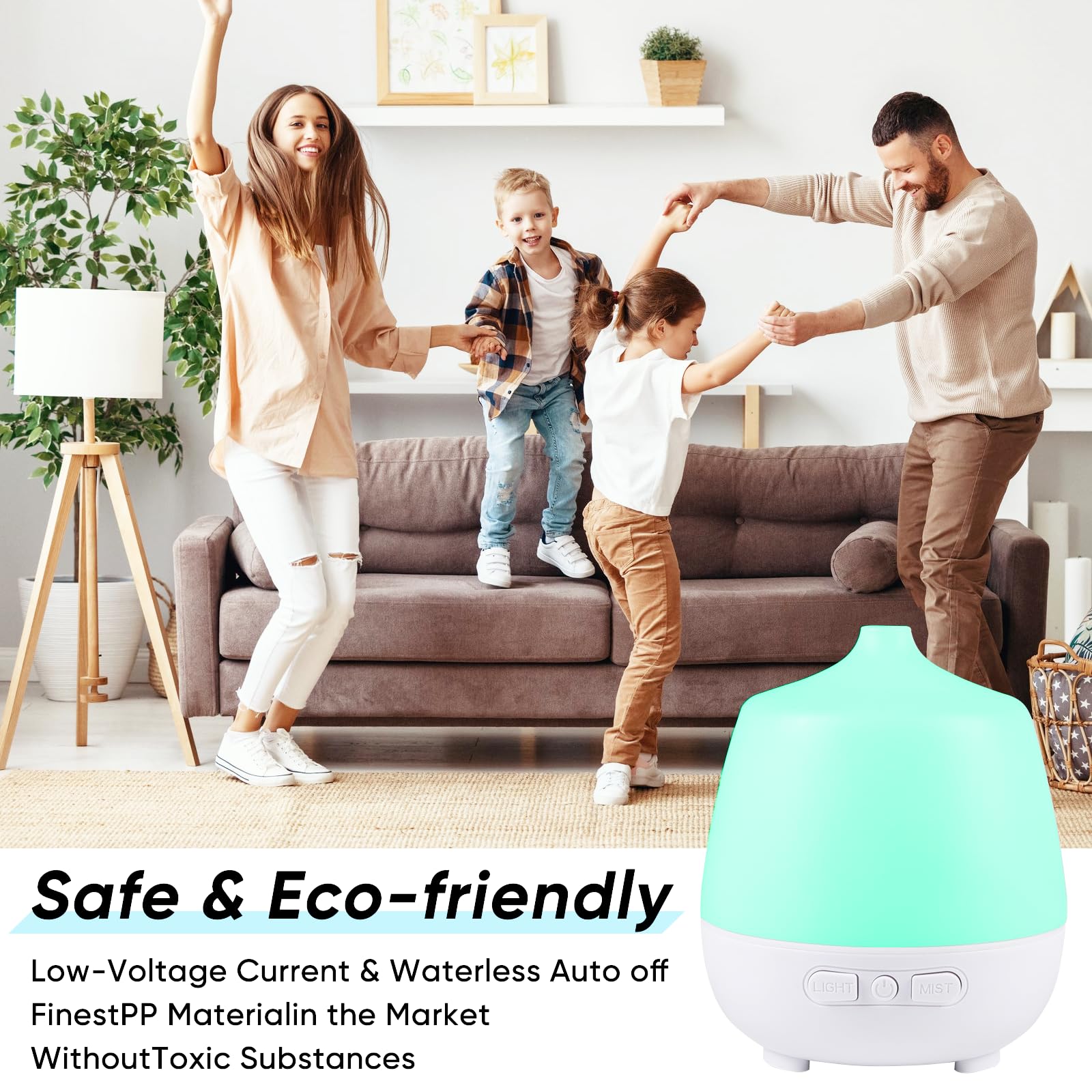 HAPPTWS 220Ml Essential Oil Diffuser - Diffusers for Essential Oils Aromatherapy Diffuser HAPPTWS buy supplements canada