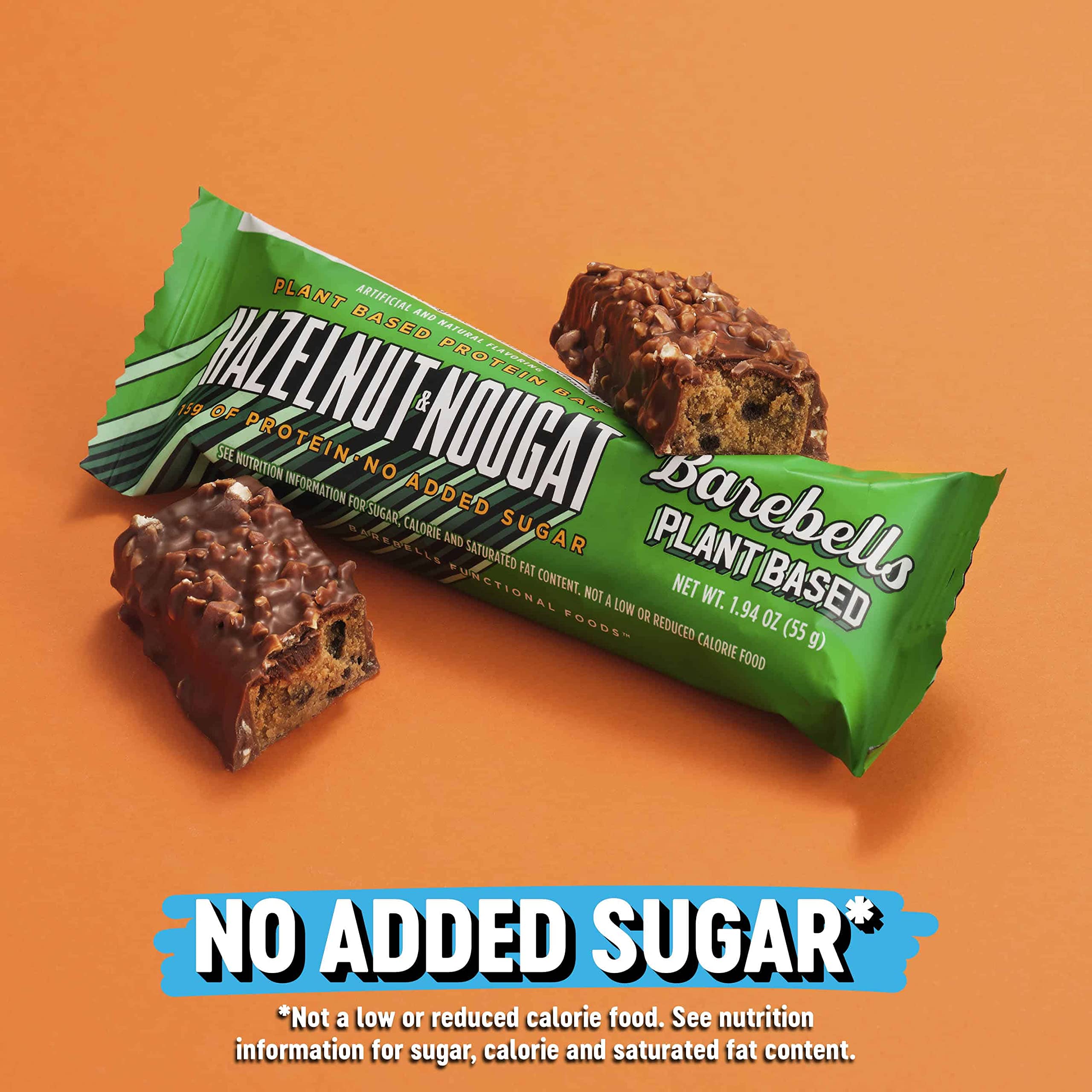 Barebells Vegan Protein Bars Hazelnut & Nougat - 12 Count, 1.9oz Bars - Features Plant BAREBELLS buy supplements canada