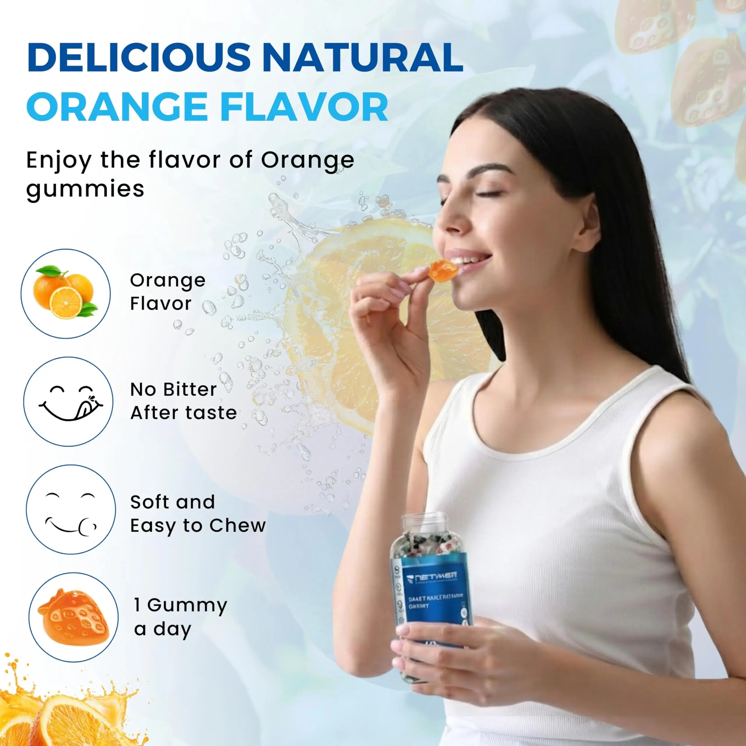 nETiXER Multivitamin Gummies – 60 Vegan Berry Gummies with Vitamins A, C, D, E, B12, Biotin, Zinc, Iodine – Gelatin-Free, Gluten-Free nETiXER buy supplements canada