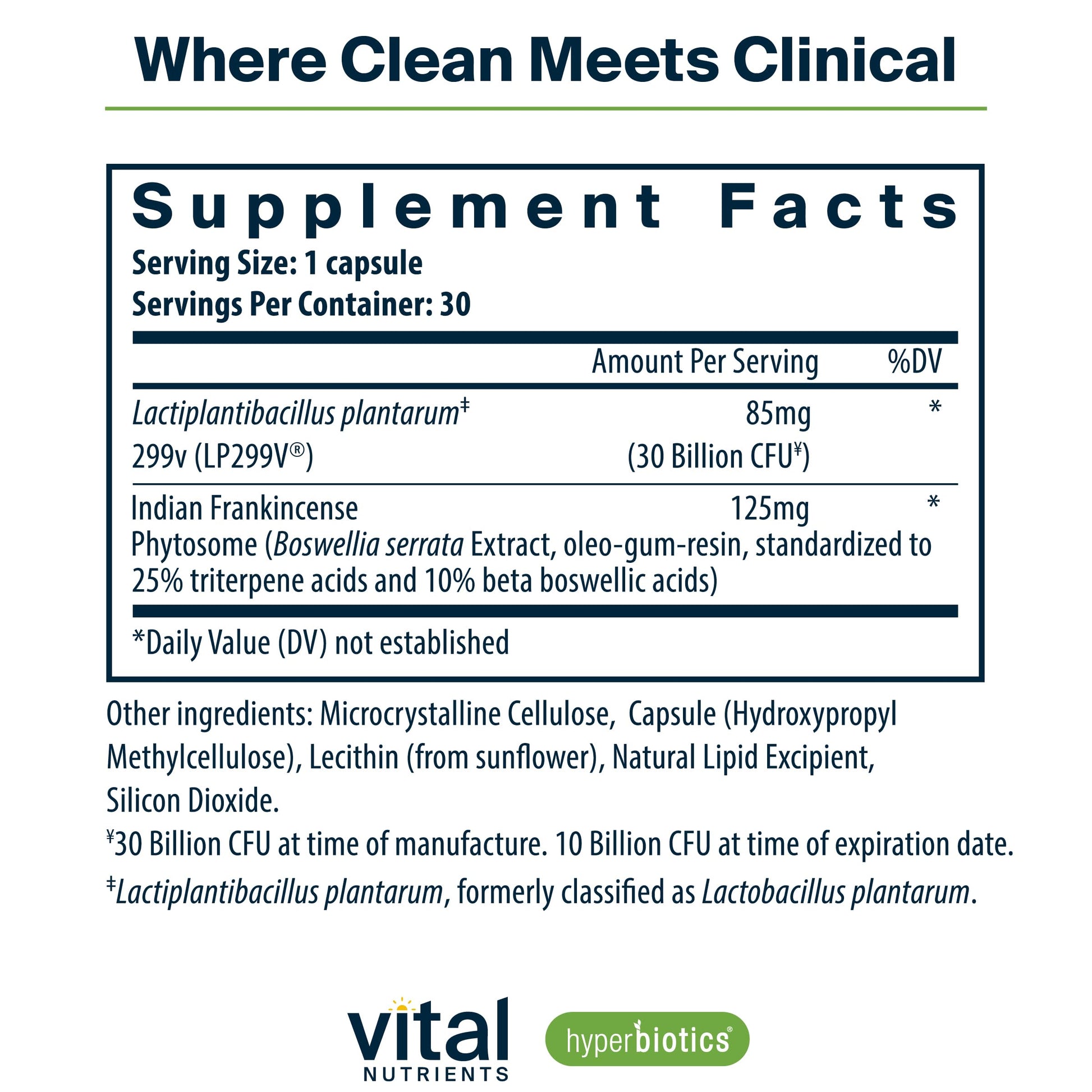 Hyperbiotics Vital Nutrients IBS Probiotic | Reduce Symptoms of IBS* | Clinically Studied Vegan probiotic for IBS Relief from Bloating, Gas, Diarrhea, & Abdominal Discomfort* | 30 Capsules Hyperbiotics buy supplements canada