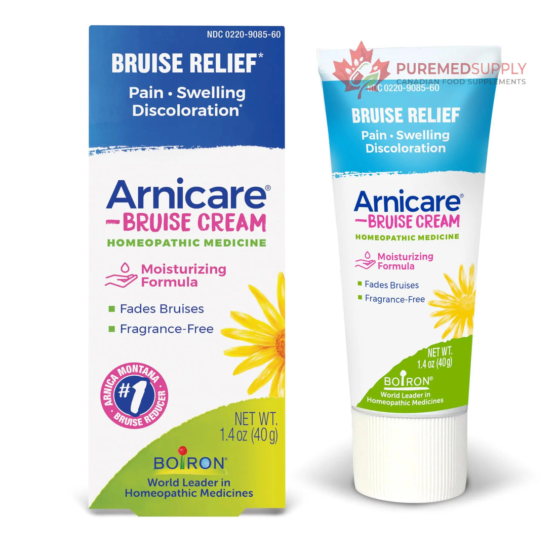 Boiron Arnicare Bruise Cream for Pain Relief from Bruising and Swelling or Discoloration from Injury - 1.4 oz Boiron buy supplements canada