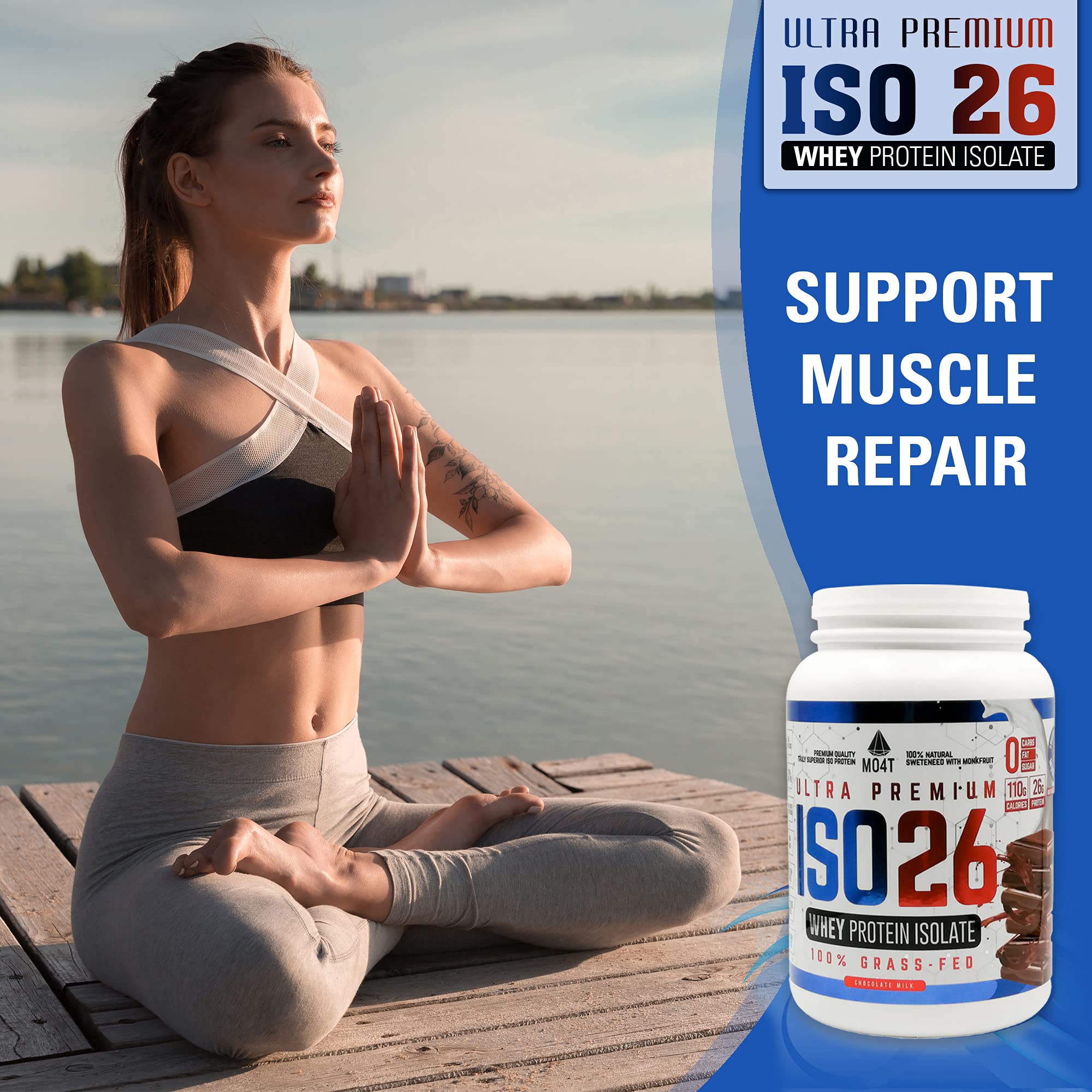 MOMOF4TRANSFORM MO4T Grass Fed Whey Protein Isolate Powder, Naturally Sweetened MOMOF4TRANSFORM buy supplements canada