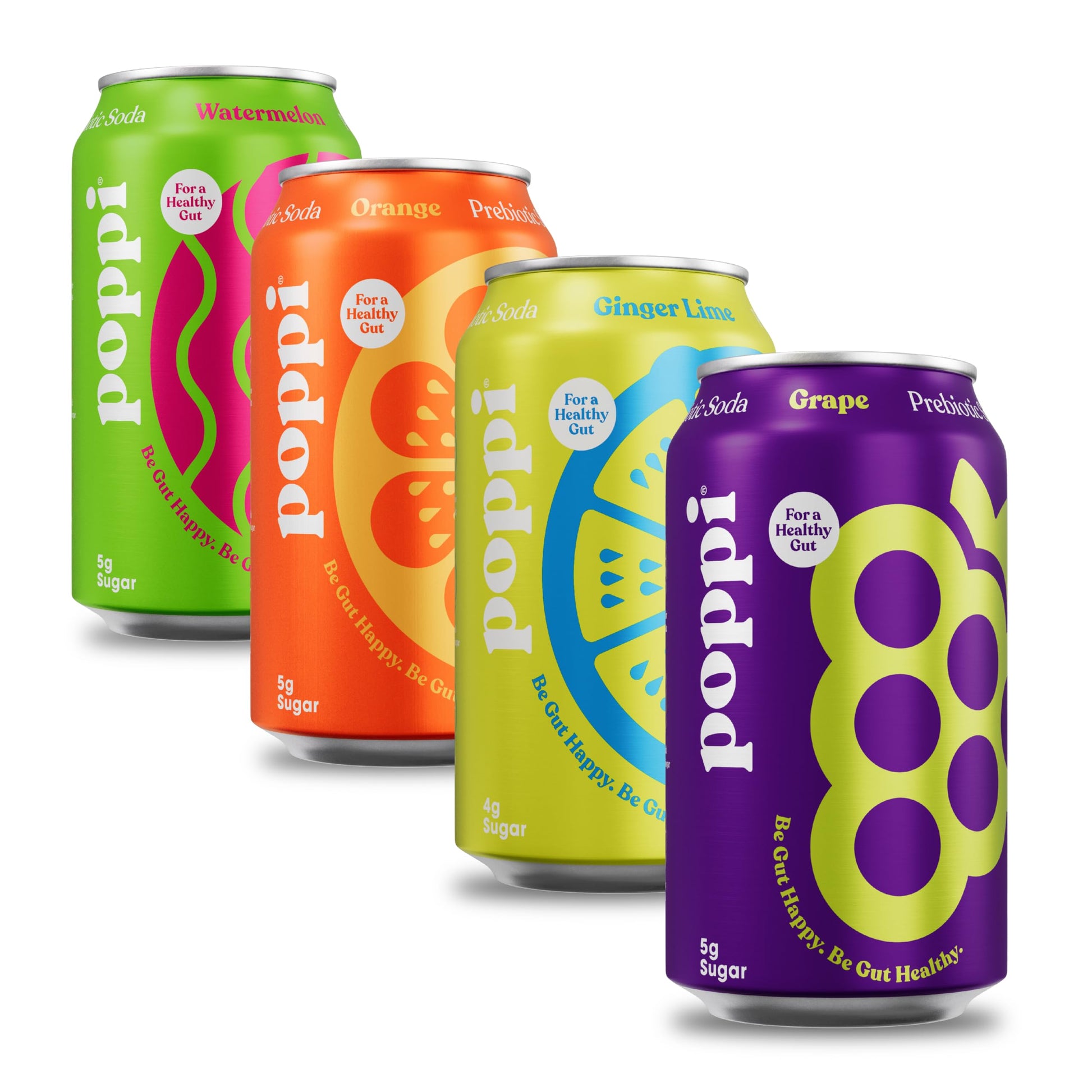 POPPI Sparkling Prebiotic Soda, Beverages w/Apple Cider Vinegar, Seltzer Water & Juice poppi buy supplements canada