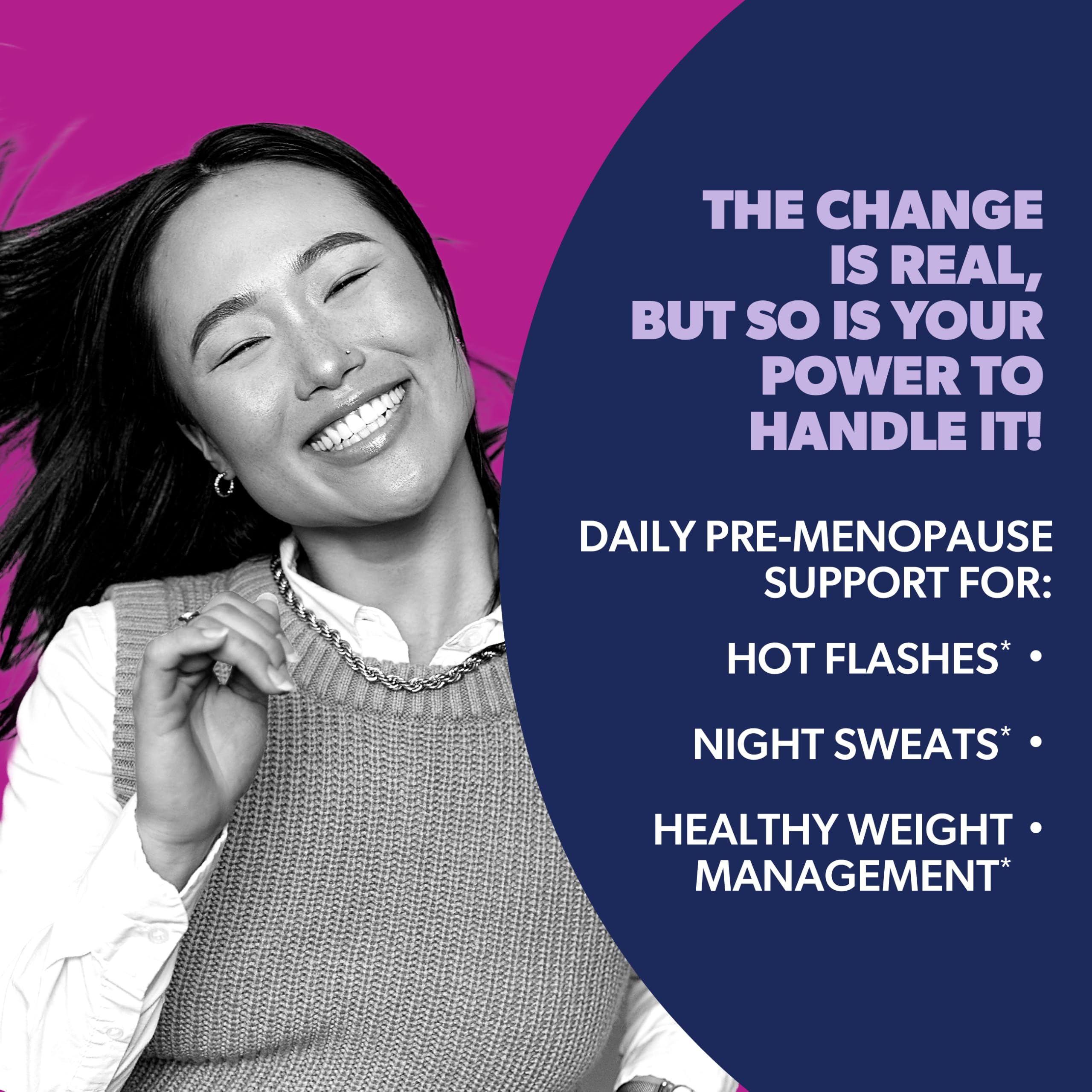 AZO® Daily Pre-Menopause Relief Perimenopause Supplements for Women, Hot Flash, Night Sweat and Healthy Weight Management Support* - 30 Count AZO buy supplements canada