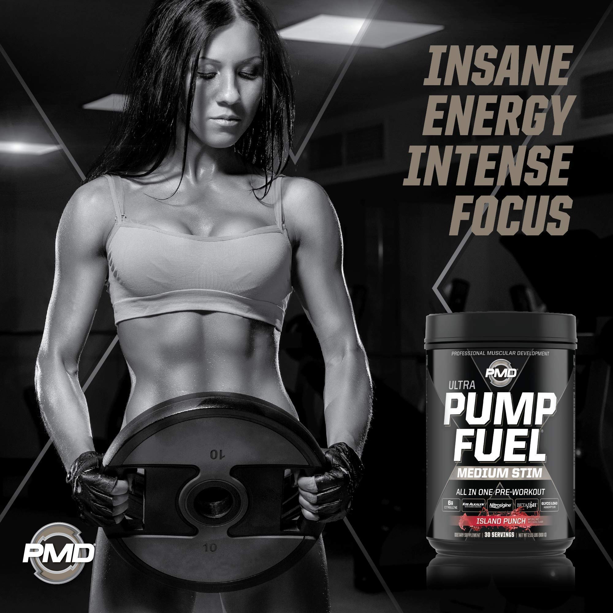 PMD Sports Ultra Pump Fuel - Pre Workout - Island Punch (30 Servings) Sports Omega PMD buy supplements canada