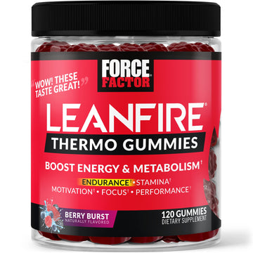 Force Factor LeanFire Thermo Gummies with B12 Vitamins, Caffeine, & Green Coffee Bean Force Factor buy supplements canada