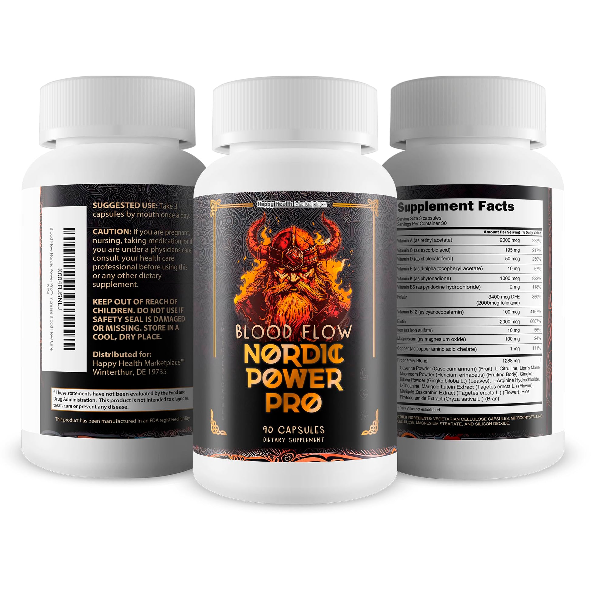 Blood Flow Nordic Power Pro - Our Best Blood Circulation Supplements for Men - Increase Blood Flow Care - Better Blood Flow Nordic Power Male Pills - Male Nordic Power Supplement for Max Blood Flow Happy Health Marketplace buy supplements canada