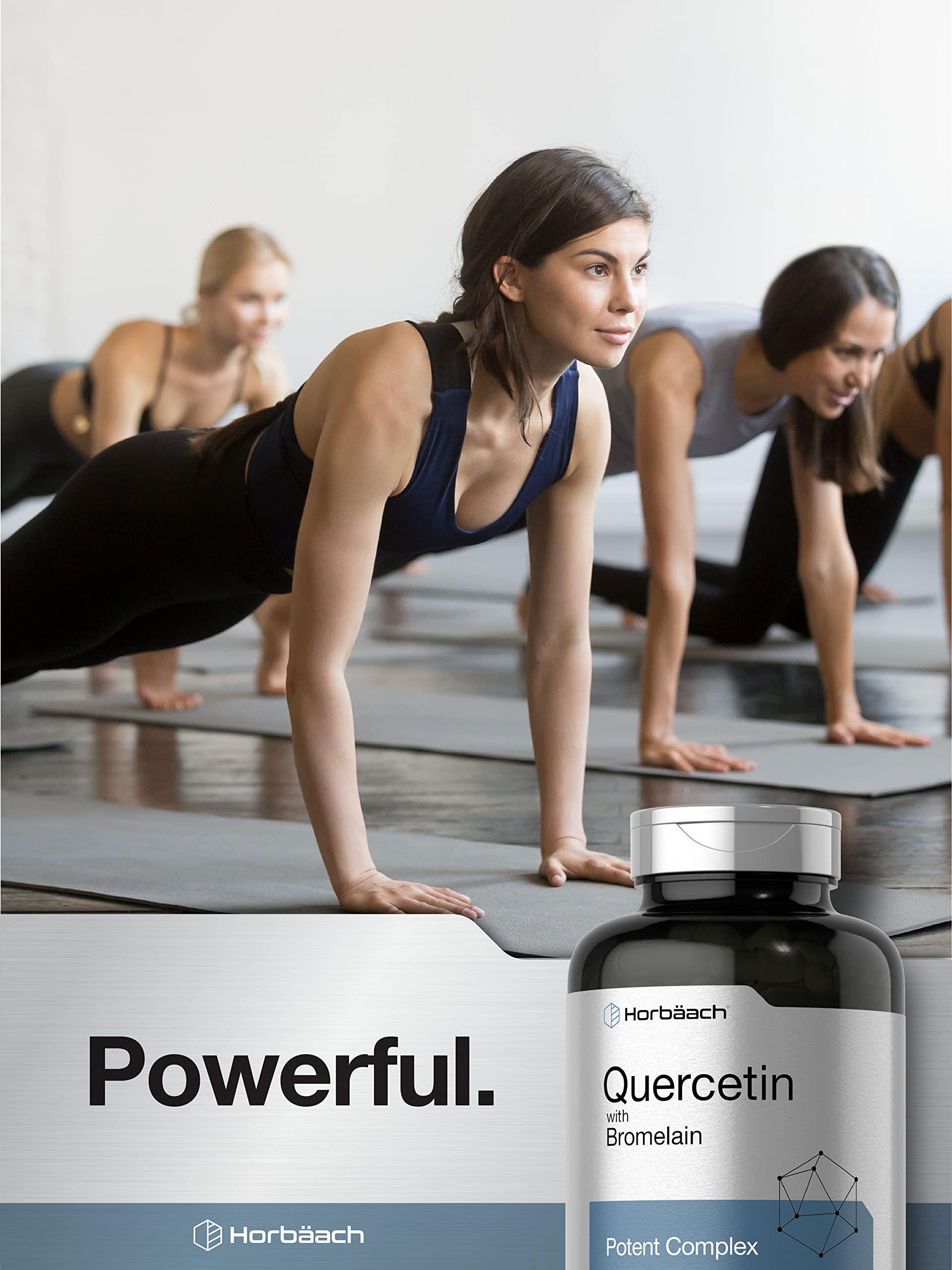 Quercetin with Bromelain Supplement | 240 Capsules | Non-GMO and Gluten Free Horbäach buy supplements canada