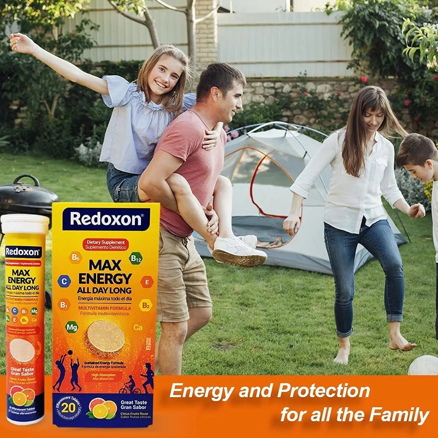 Redoxon Max Energy, Helps Support Inmune System, Citrus Flavor, 20 Effervescent Tablets, 2.82 Oz, Box Redoxon buy supplements canada