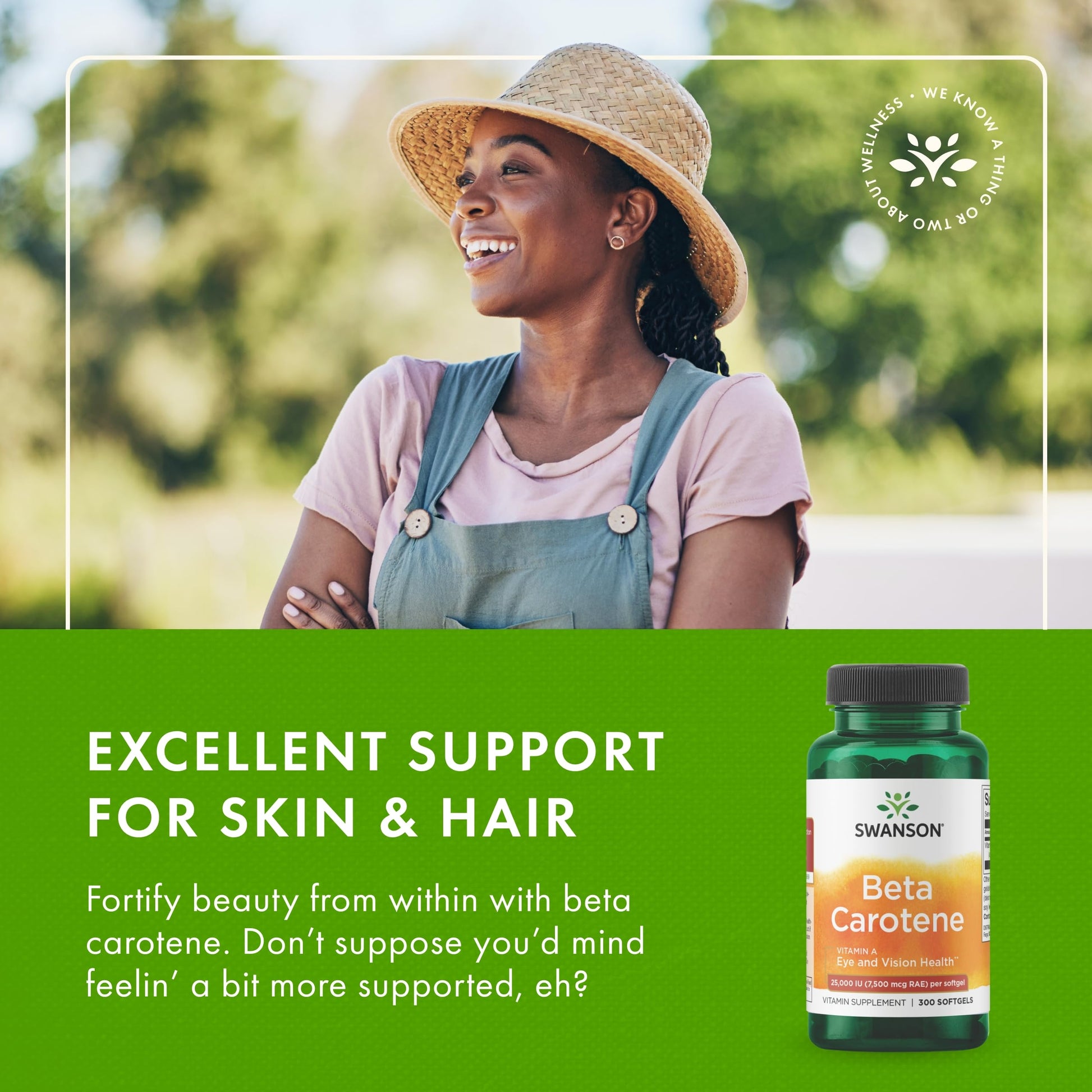 Swanson Beta-Carotene Vitamin A 25,000 IU Eye and Skin Health Supplement for Adults Seeking Vision and Immune Support - 7,500 mcg (300 Softgels) Swanson buy supplements canada