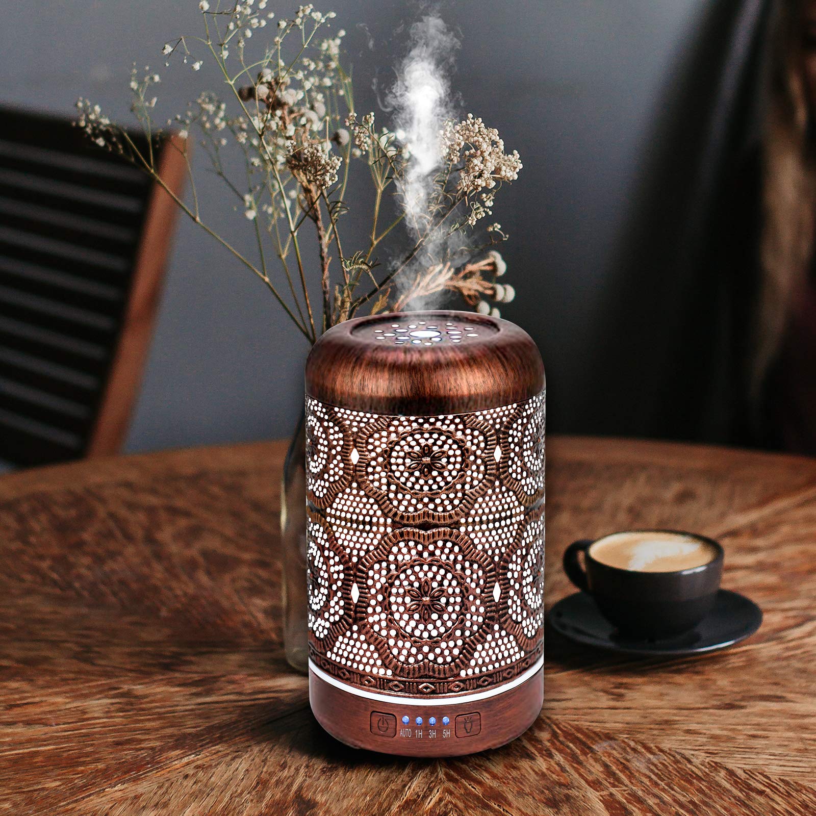 Essential Oil Diffuser, Upgraded Metal Diffusers with Lavender Lemon Essential Oils, 250ml BAIESHIJI buy supplements canada