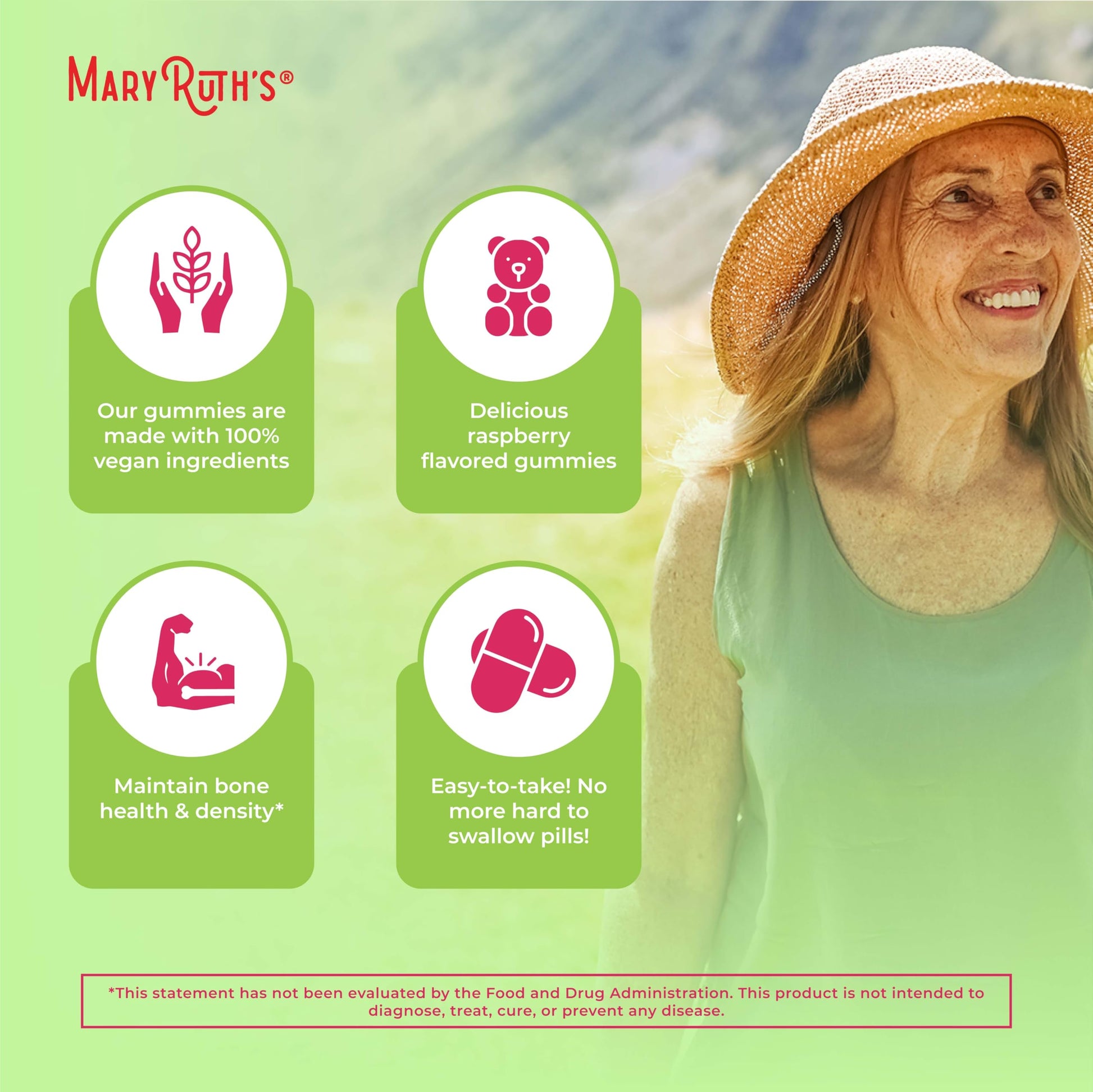 MaryRuth Organics Sugar Free | 2 Month Supply | Vitamin D & B12 Vitamin Supplements for Adults & Kids | Bone Health | Immune Support | Vegan | Non-GMO | 60 Servings MARYRUTH'S buy supplements canada