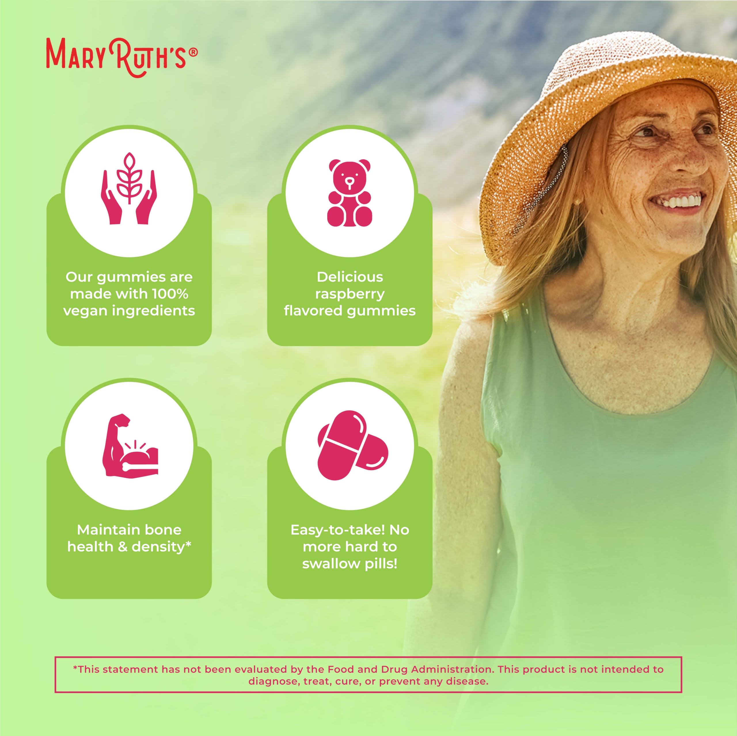 MaryRuth Organics Sugar Free | 2 Month Supply | Vitamin D & B12 Vitamin Supplements for Adults & Kids | Bone Health | Immune Support | Vegan | Non-GMO | 60 Servings MARYRUTH'S buy supplements canada