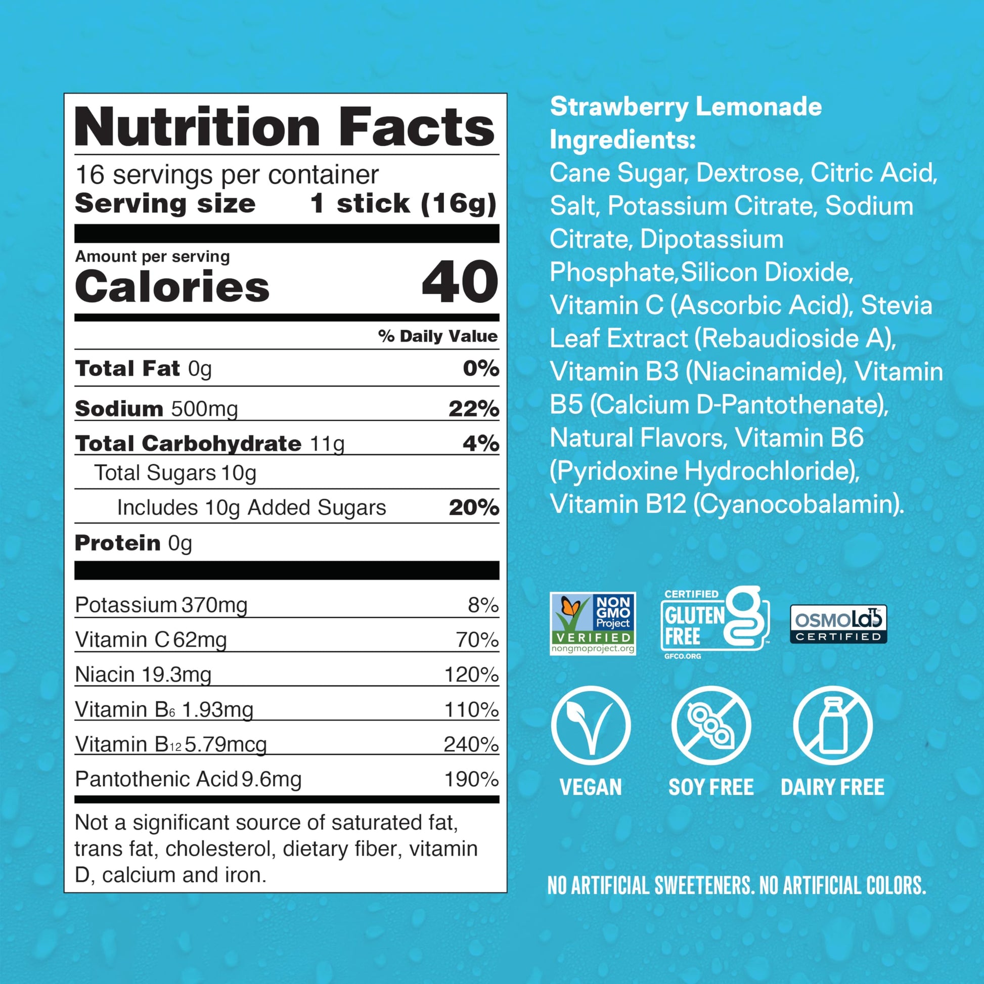 Liquid I.V.® Hydration Multiplier - Strawberry Lemonade | Electrolyte Powder Drink Mix | 3 Pack (48 Servings) Liquid I.V. buy supplements canada