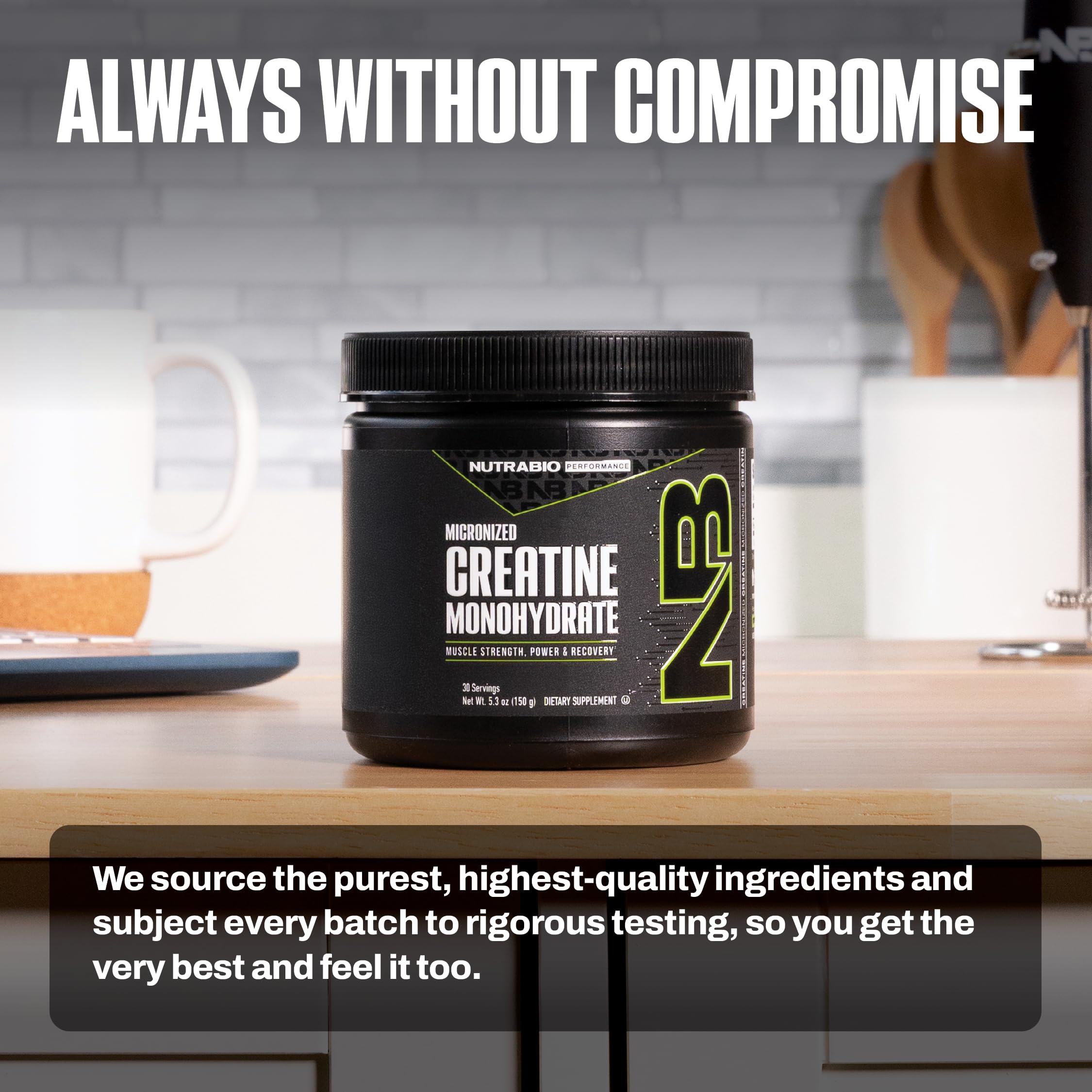 NutraBio Pure Micronized Creatine Monohydrate Powder Supplement, Unflavored, (150 g) - Supports Bulk Muscle Energy, Recovery, and Strength - HPLC Tested Creatine Powder Supplement for Men and Women NutraBio buy supplements canada