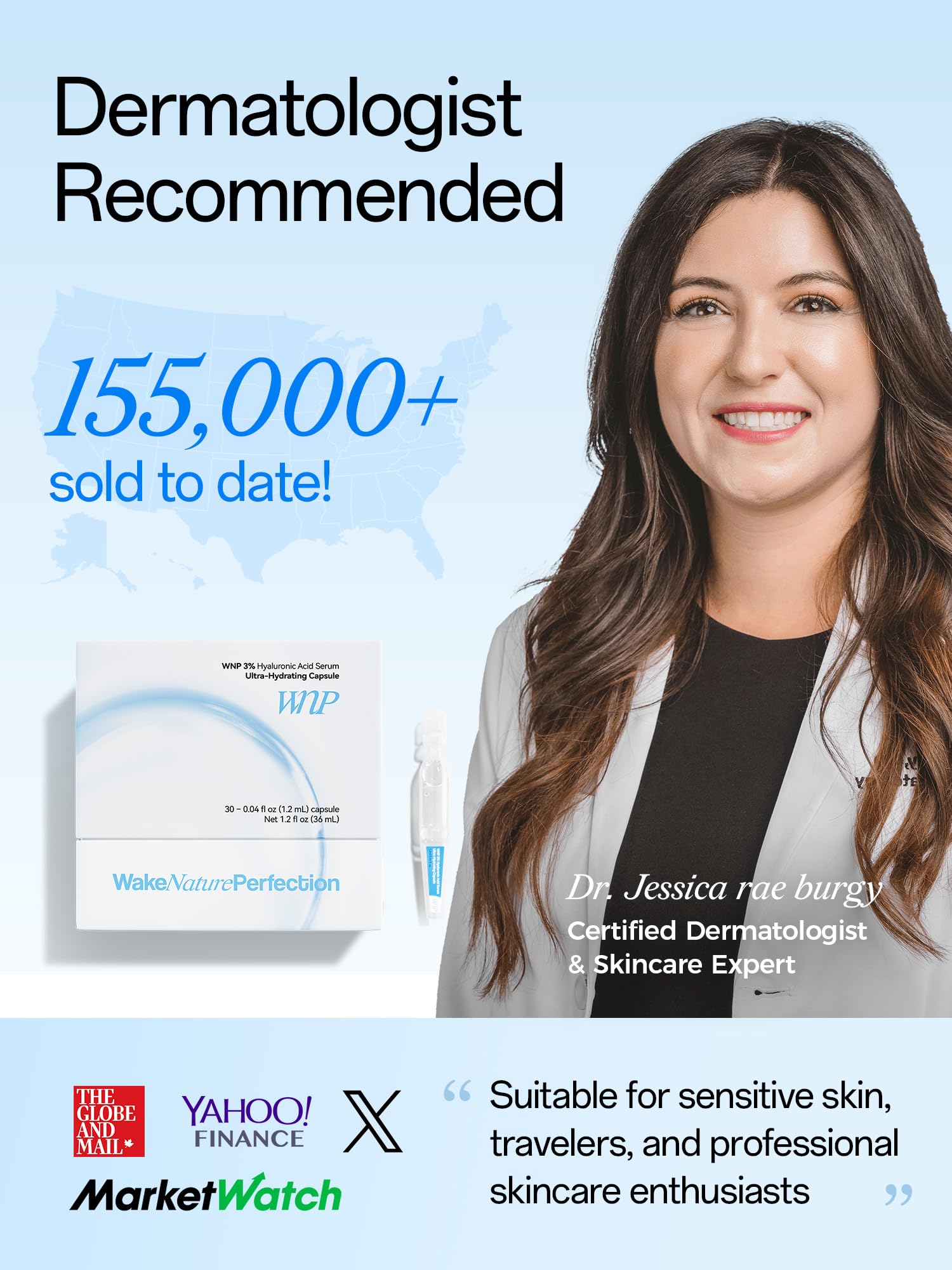 WNP Hyaluronic Acid Serum 3% for Face with 4D Multi-Layer Hydration | Ultra Hydrating Anti-Aging Serum | Moisturizer for Dry & Sensitive Skin WNP buy supplements canada