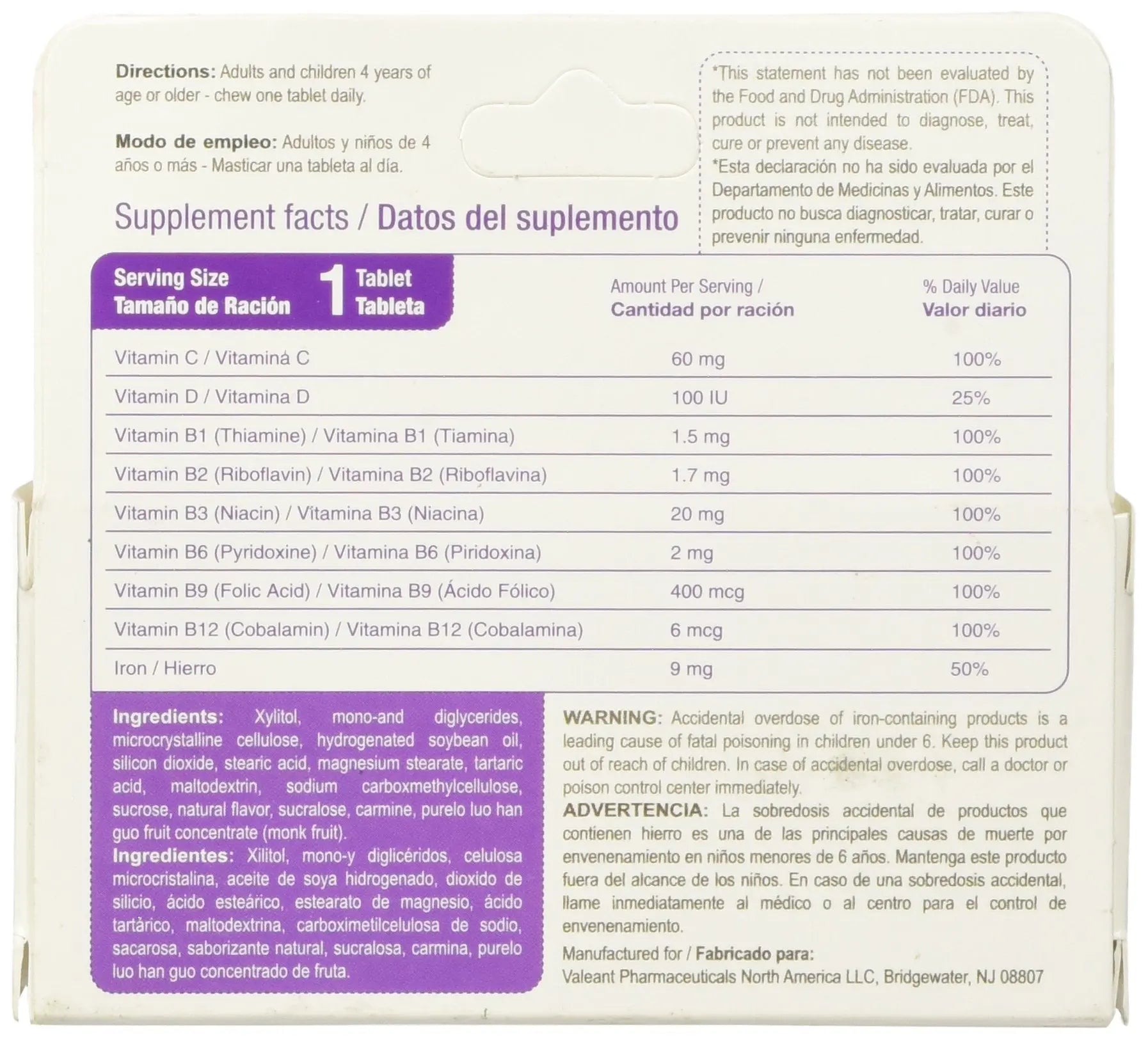 Bedoyecta Children's Chewables, 50 Count Bedoyecta buy supplements canada