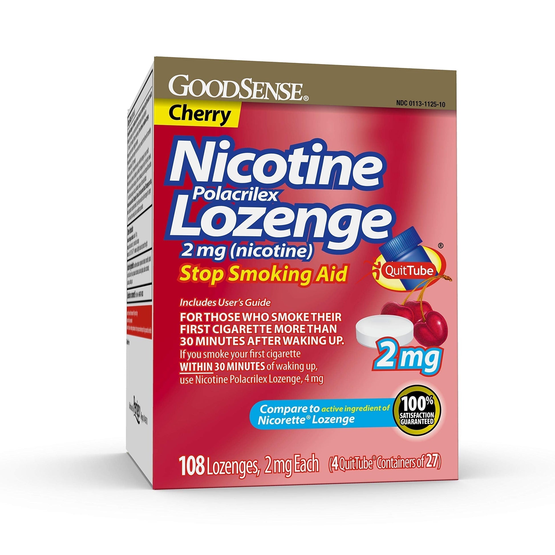 GoodSense Nicotine Polacrilex Lozenge, 2 mg (nicotine), Stop Smoking Aid GoodSense buy supplements canada