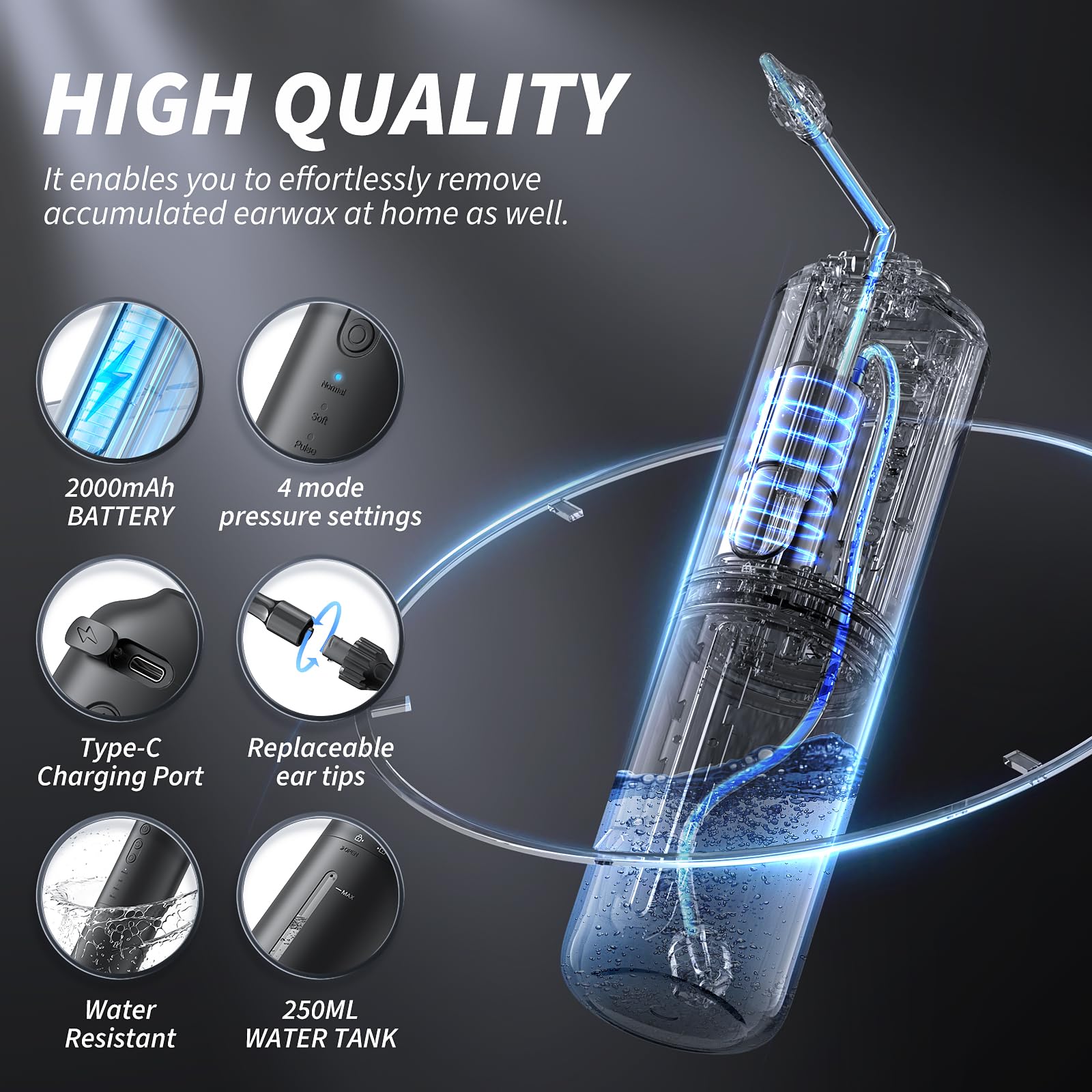 Ear Wax Removal - Electric Ear Irrigation Flushing System - Water Powered Ear Lebbtl buy supplements canada