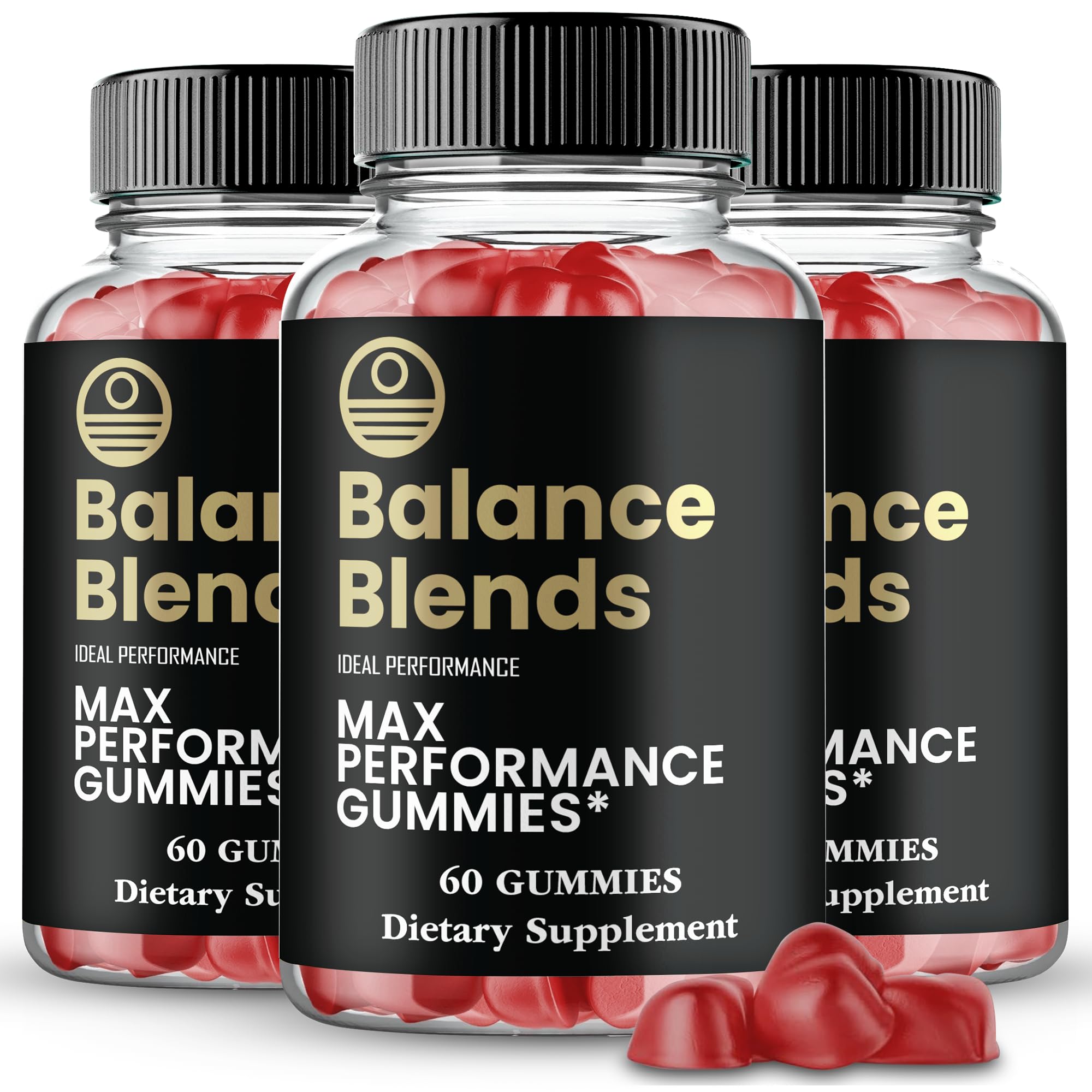 Balance Blends Gummies, Balance Blends Male Performance Gummies, Maximum Strength, All Natural Supplement for Energy, Stamina & Performance, Advanced Formula BalanceBlends Support Reviews (3 Pack) IDEAL PERFORMANCE buy supplements canada