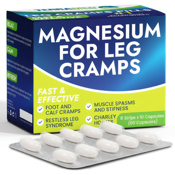 Leg Cramp Relief Pills | Pain Relief for Muscle Spasms, Soreness, & Foot and Calf Cramps | Homeopathic Medicine for Restless Legs Syndrome Relief (30 Pills) Terramed Just Think Comfort buy supplements canada