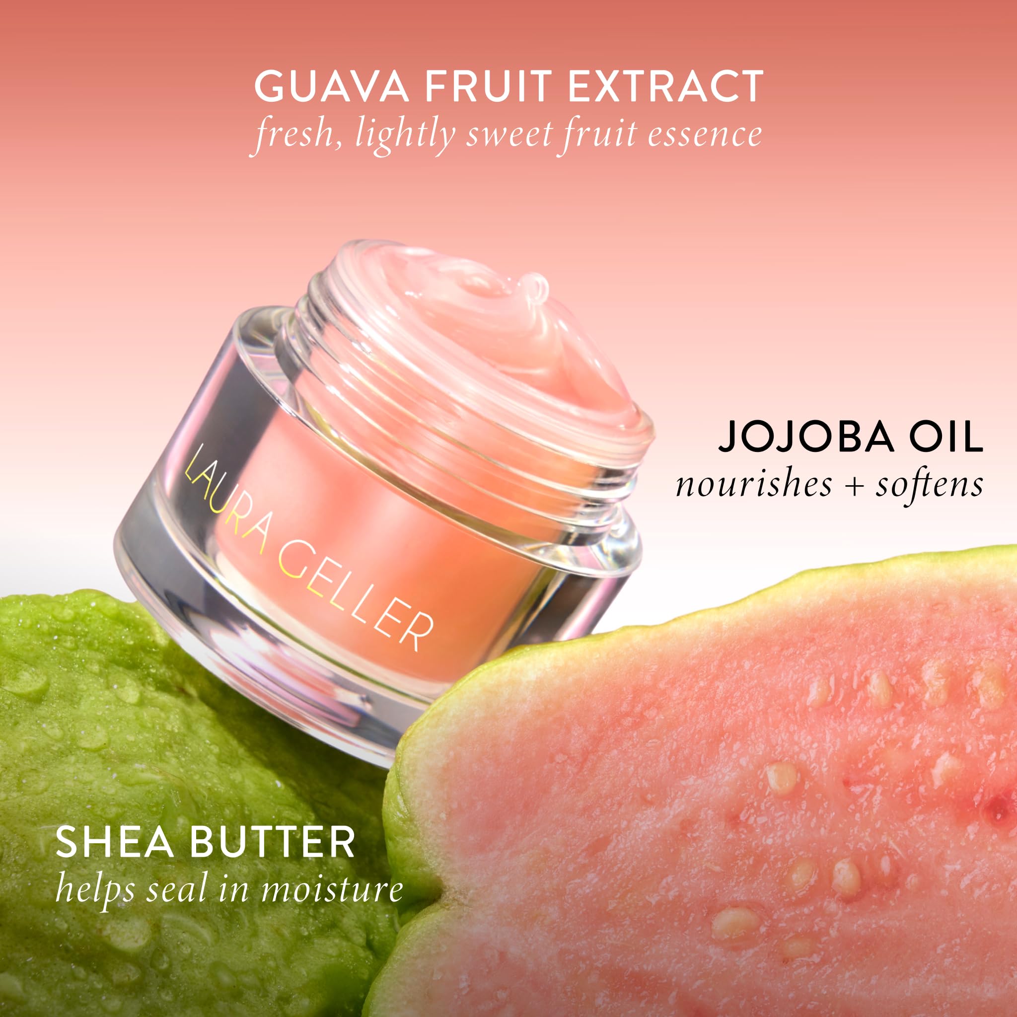 LAURA GELLER NEW YORK Hydrating Lip Mask – Deep Moisture Lip Treatment for Dry, Chapped Lips with Jojoba Oil & Shea Butter – Includes Applicator – Guava LAURA GELLER NEW YORK buy supplements canada