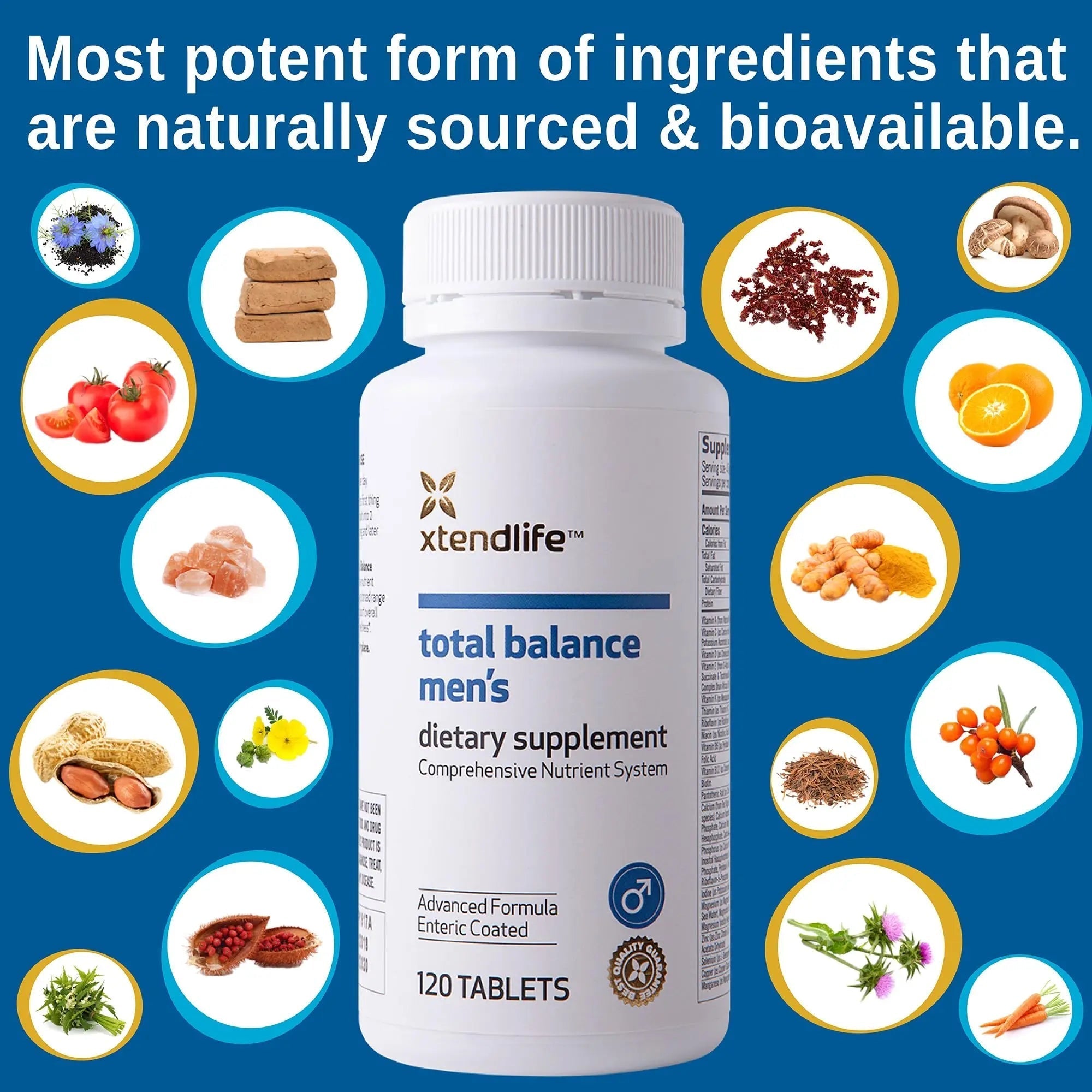 Xtendlife Total Balance Men’s Multivitamin for Immune, Heart, Digestive & Cellular Health - Daily Support Xtendlife buy supplements canada