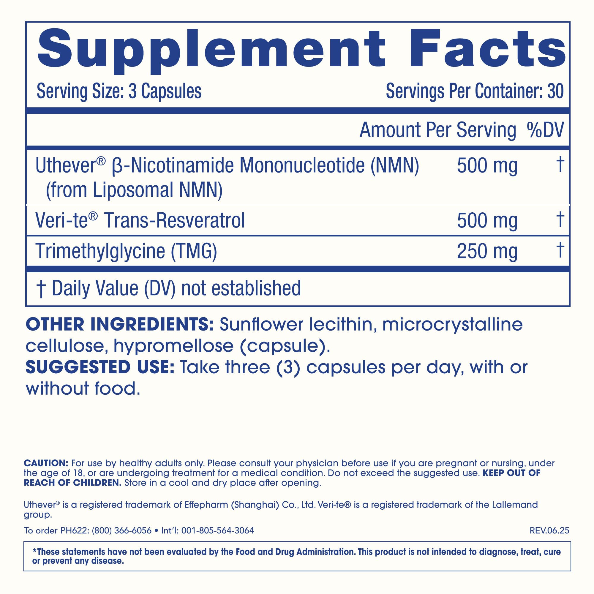 ProHealth Longevity Liposomal NMN Pro Complete™ (90 Capsules) - Liposomal Uthever® NMN, Trans-Resveratrol, TMG ProHealth buy supplements canada