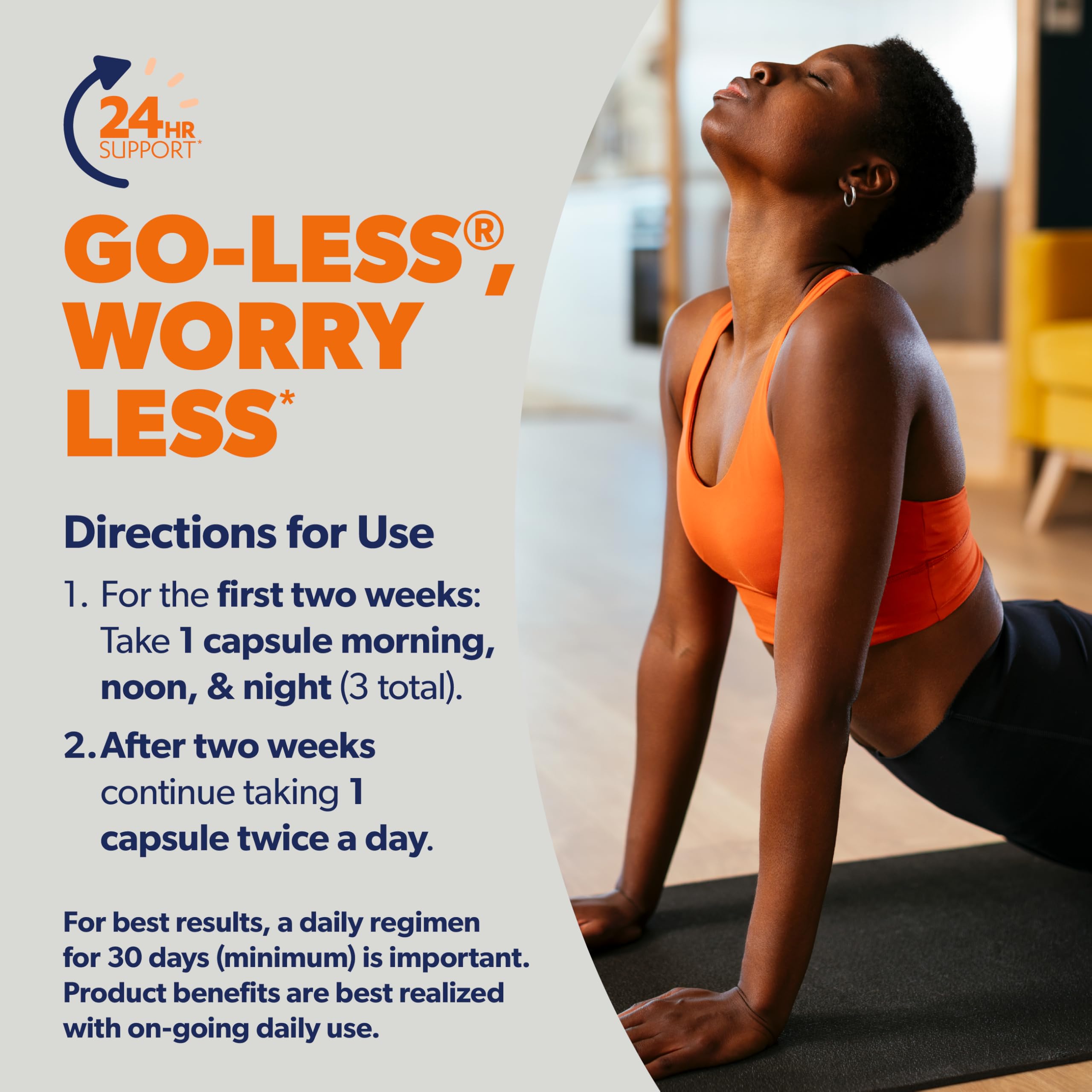 AZO Bladder Control with Go-Less Daily Supplement | Helps Reduce Occasional Urgency, leakage due to laughing, sneezing and exercise††† | 72 Capsules AZO buy supplements canada