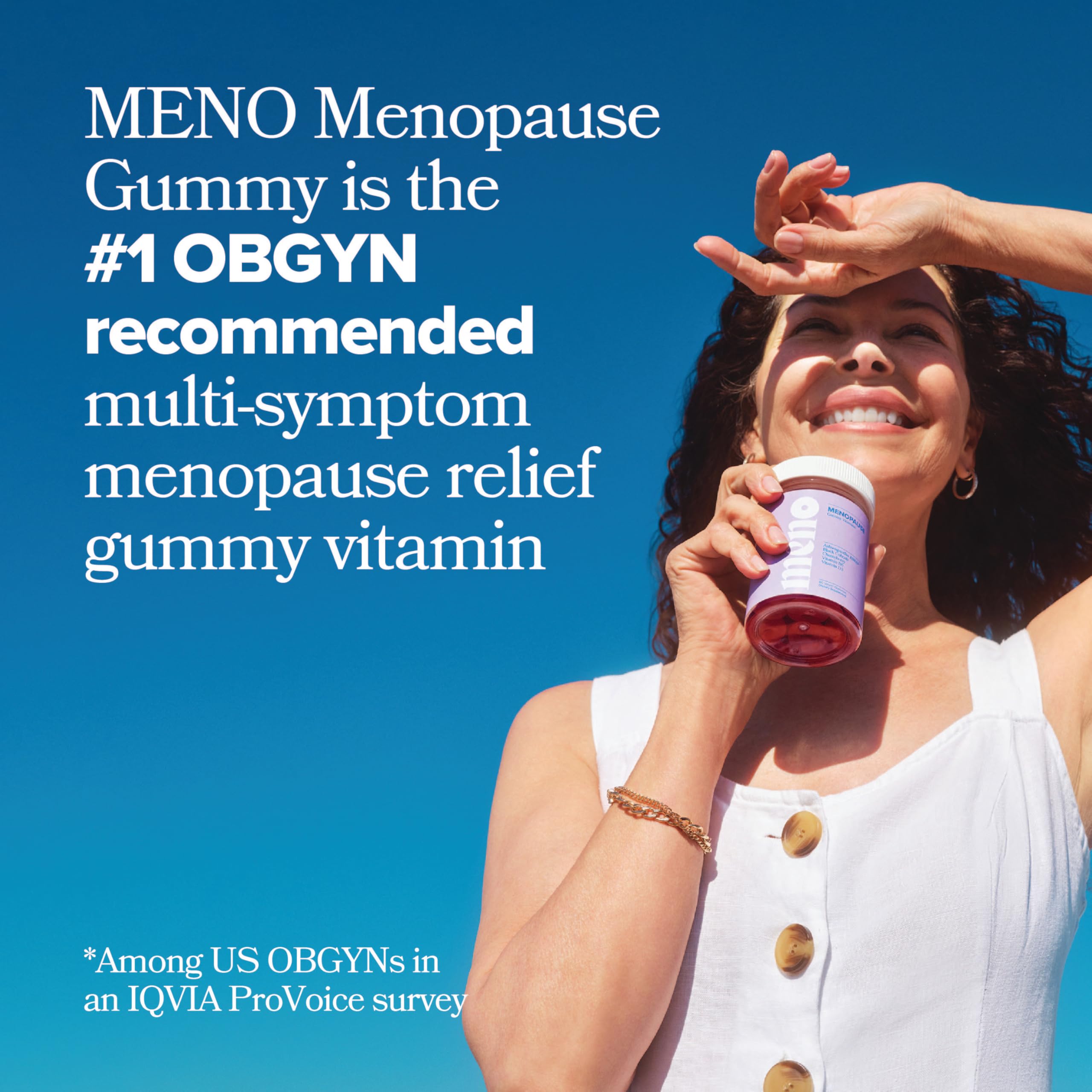 O Positiv MENO Gummies for Menopause, 30 Servings (Pack of 1) - Hormone-Free Supplements for Women with Black Cohosh & Ashwagandha KSM-66 - Helps Alleviate Hot Flashes, Night Sweats, & Mood Swings O Positiv buy supplements canada