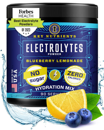 KEY NUTRIENTS Multivitamin Electrolytes Powder No Sugar - Fresh Blueberry Lemonade KEY NUTRIENTS buy supplements canada
