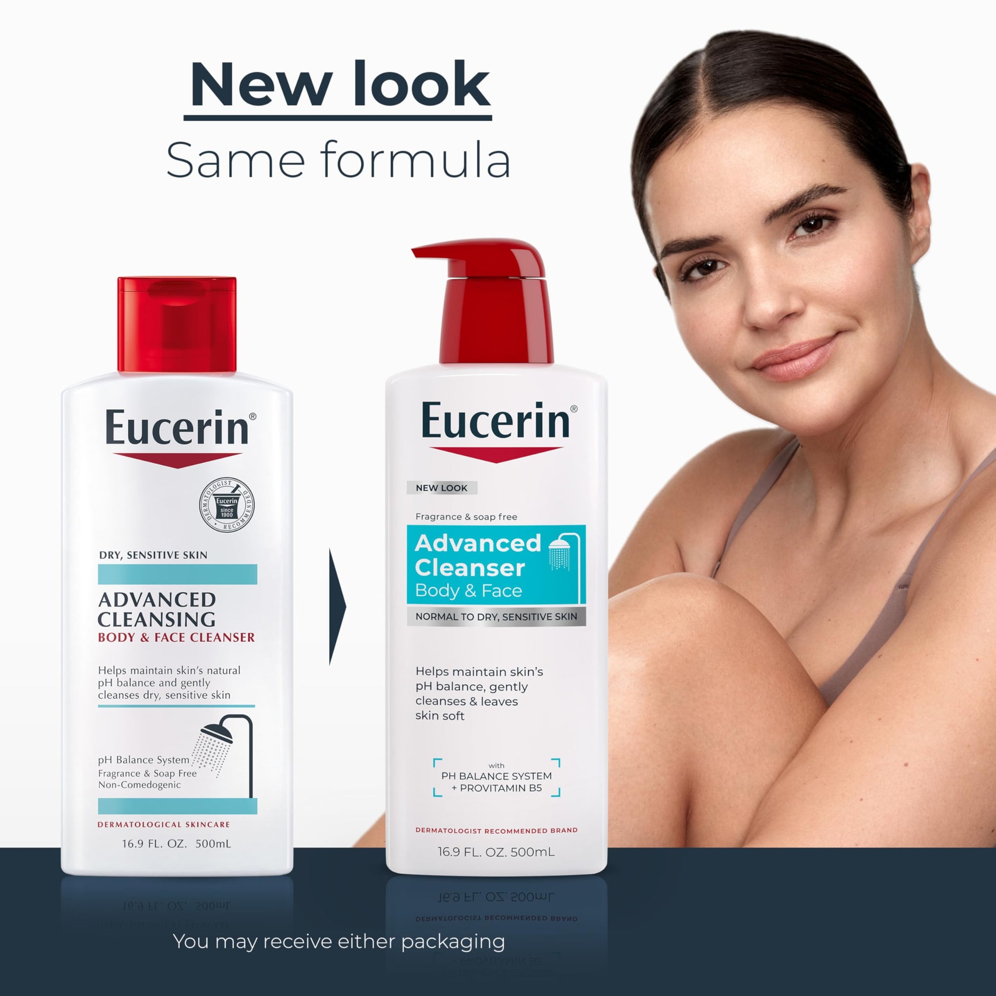 Eucerin Advanced Cleansing Body & Face Cleanser - Fragrance & Soap Free for Dry, Sensitive Skin - 16.9 fl. oz Bottle Eucerin buy supplements canada
