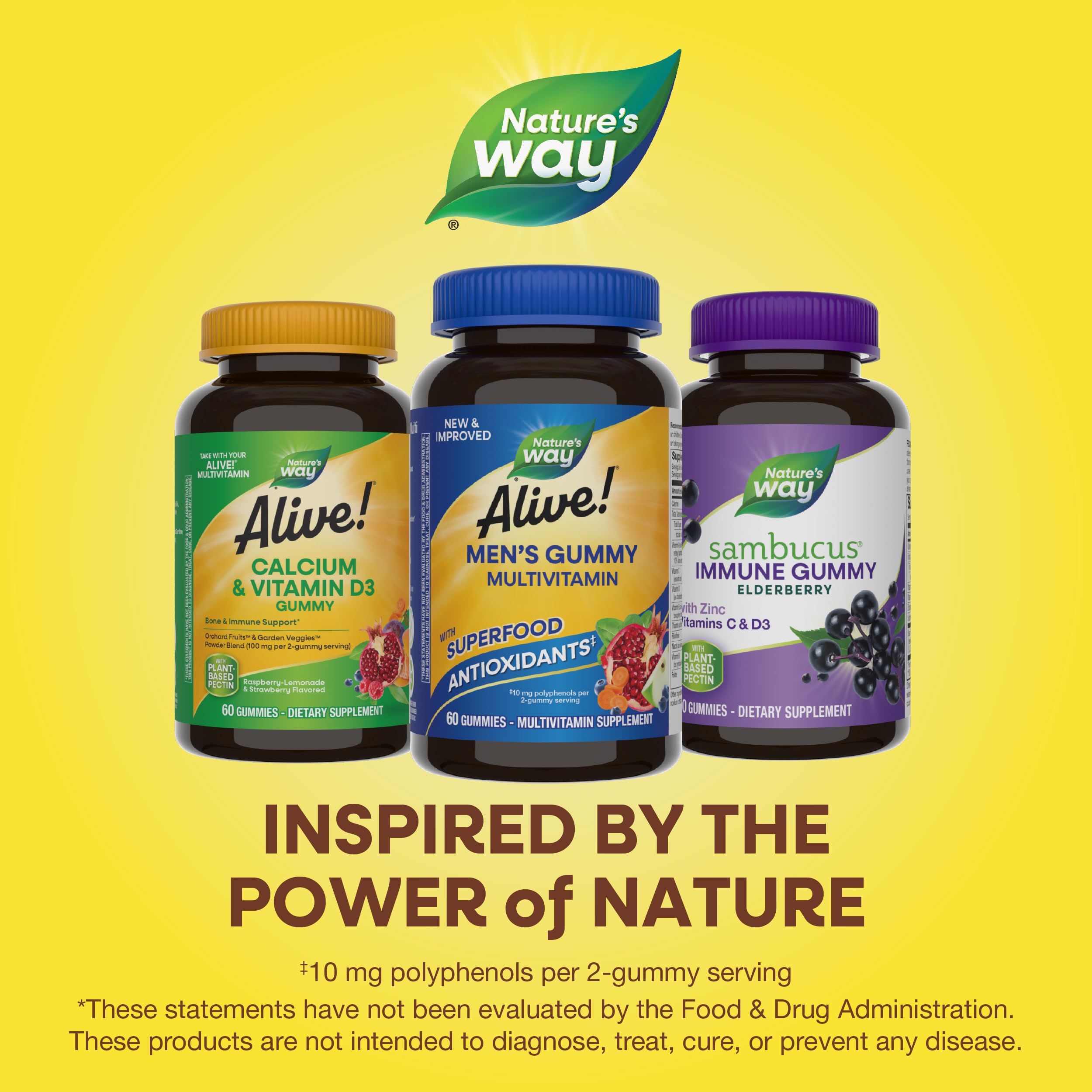 Nature's Way Alive! Men's Multivitamin Gummies, Supports Energy Metabolism*, Muscle Function*, Superfood Antioxidants(1) Nature's Way buy supplements canada