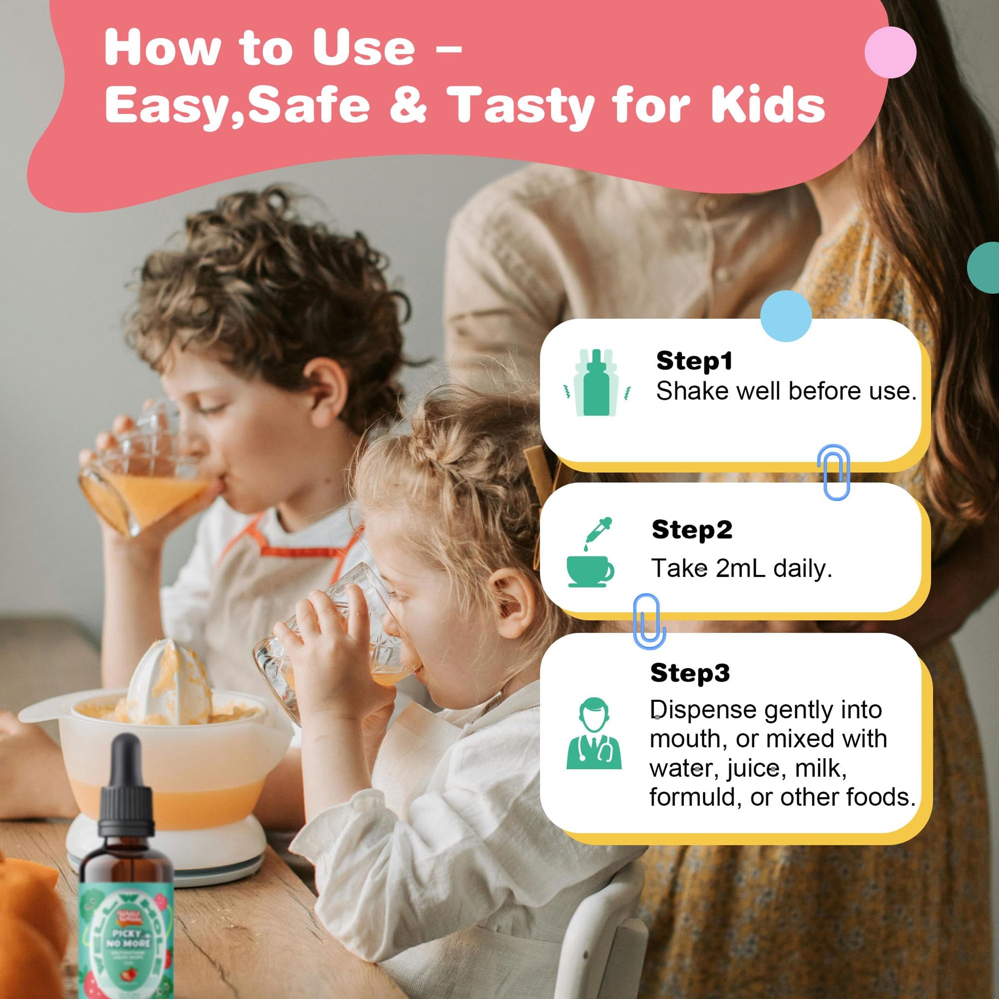 Well&Whole Sulforaphane Kids Liquid Supplement – Pick No More Broccoli Sprout Extract Drops, Hidden Greens for Picky Eaters, Daily Nutrition Support, Sugar-Free, Vegan, 60mL Well&Whole buy supplements canada