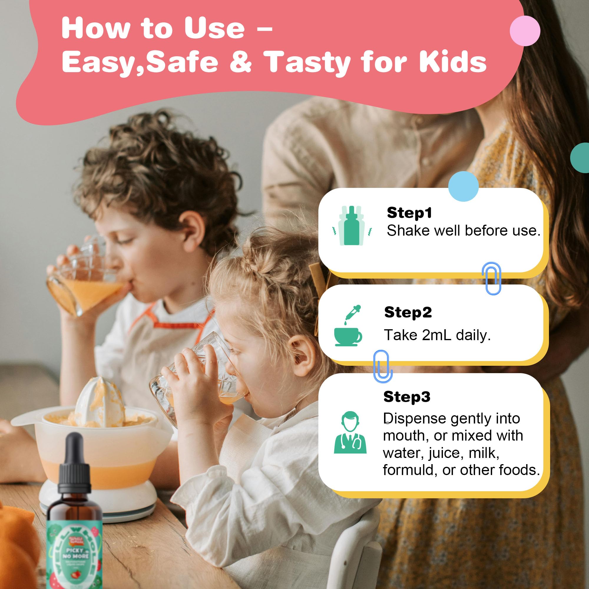 Well&Whole Sulforaphane Kids Liquid Supplement – Pick No More Broccoli Sprout Extract Drops, Hidden Greens for Picky Eaters, Daily Nutrition Support, Sugar-Free, Vegan, 60mL Well&Whole buy supplements canada