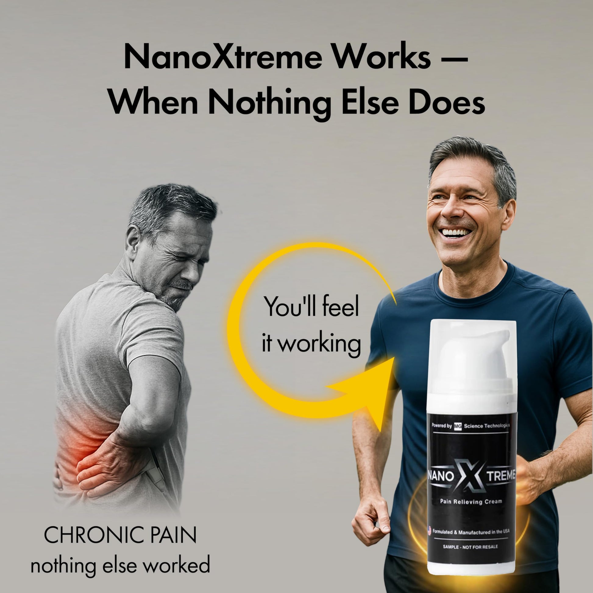 NANOXTREME Pain Relief Cream – Fast-Acting Topical for Muscle, Joint & Nerve Discomfort – Deep-Absorbing, Long-Lasting Formula with Natural Ingredients – Cooling Sensation – 1 oz Size – Made in USA NANOXTREME buy supplements canada