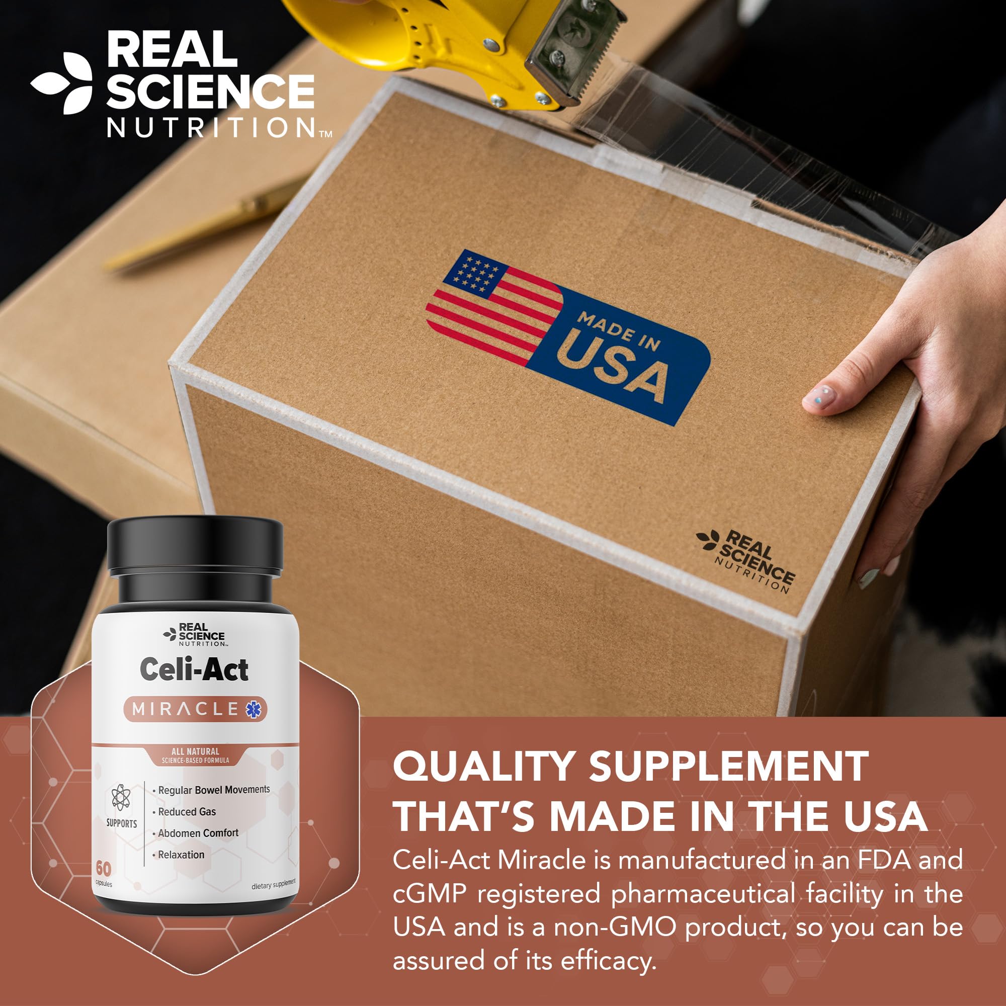 Real Science Nutrition Celi-Act Miracle is a Natural Supplement to Support Celiac Discomfort and Digestive Health Real Science Nutrition buy supplements canada