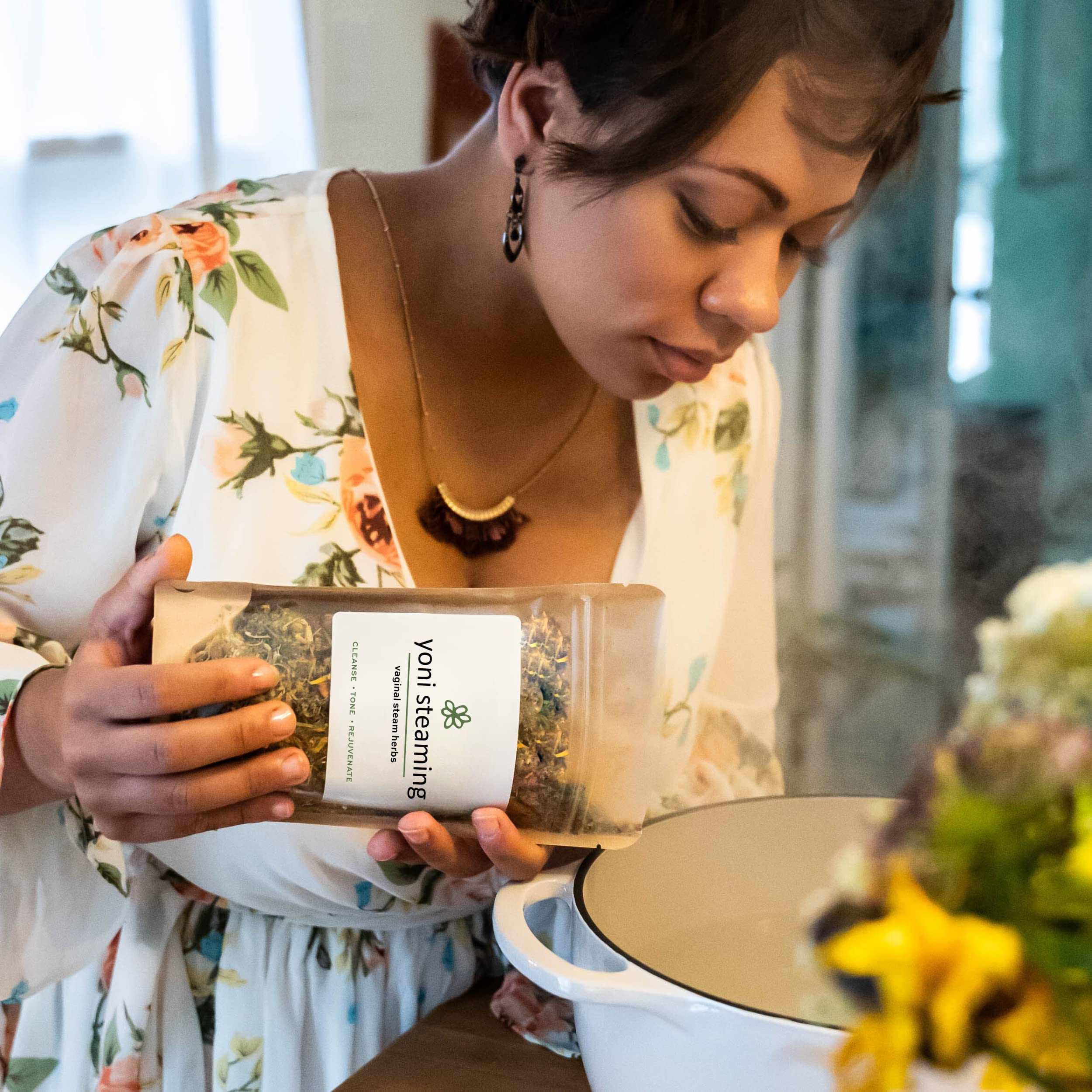 Yoni Steaming Herbs (5 Steams) | Cleansing + Gentle Formula | Formulated by Trained Herbalist WILDFLOWER WELLNESS buy supplements canada