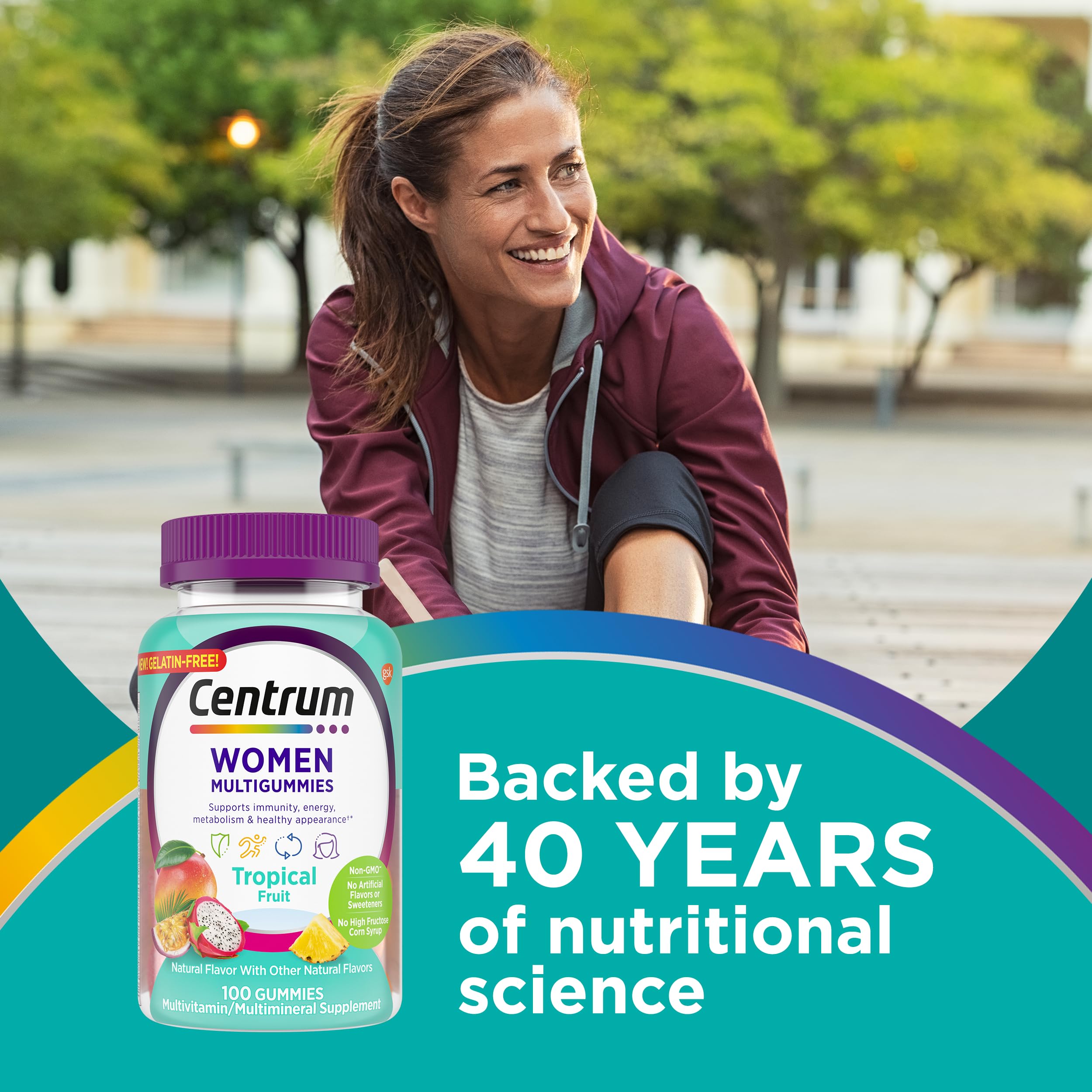 Centrum Women’s Multivitamin Gummies, Immune, Energy, Healthy Appearance Support, 100 Count, 50 Day Supply Centrum buy supplements canada
