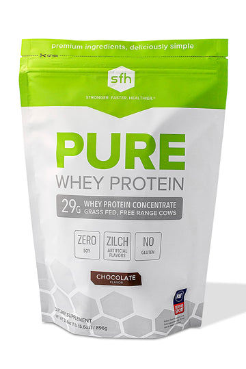 SFH Pure Whey Protein Powder (Chocolate) Best Tasting 100% Grass Fed Whey SFH buy supplements canada
