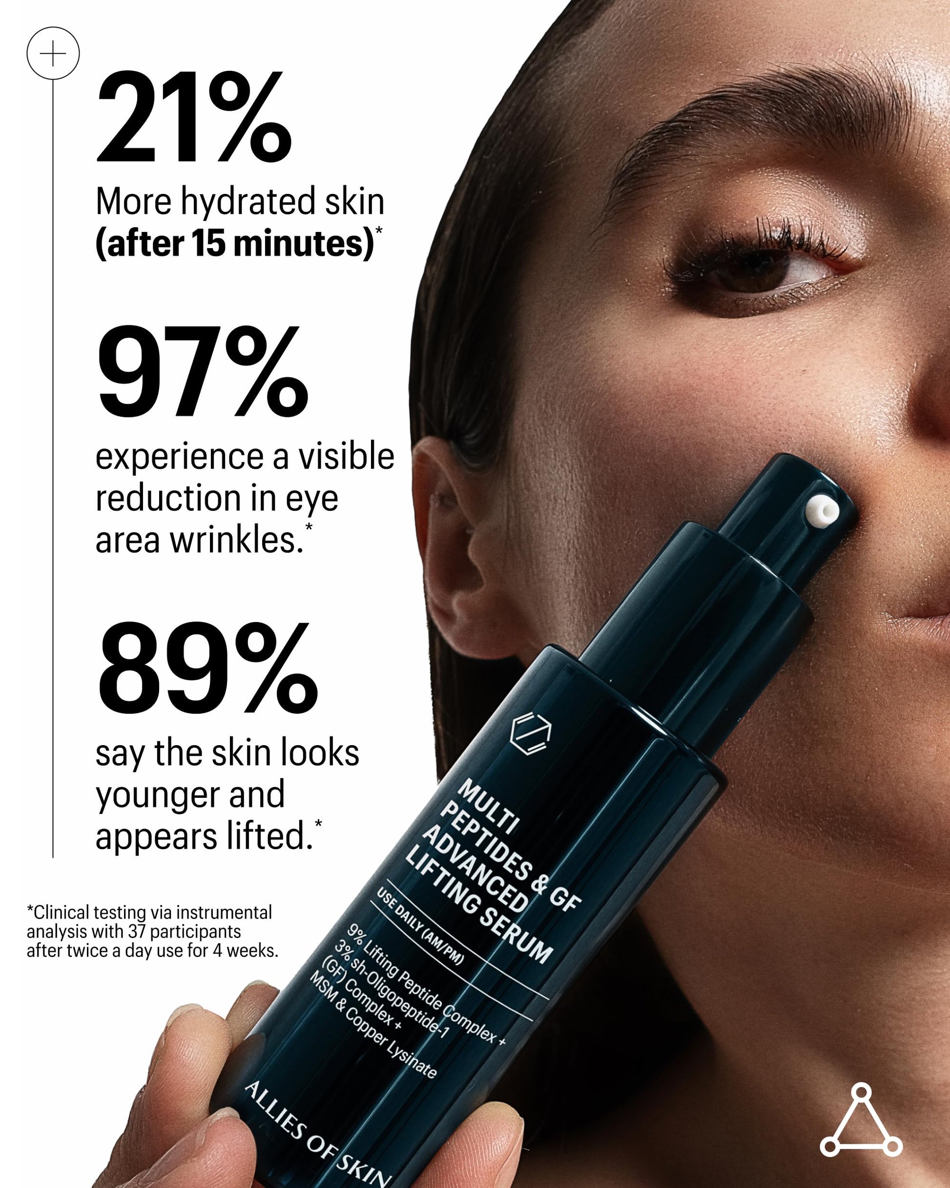 Allies of Skin Multi Peptides & Growth Factor Collagen Boosting Face Serum | Skin Tightening Anti-Aging Complex with 9% Peptides| Firms Sagging Skin & Visibly Reduces Wrinkles (1 oz) Allies of Skin buy supplements canada