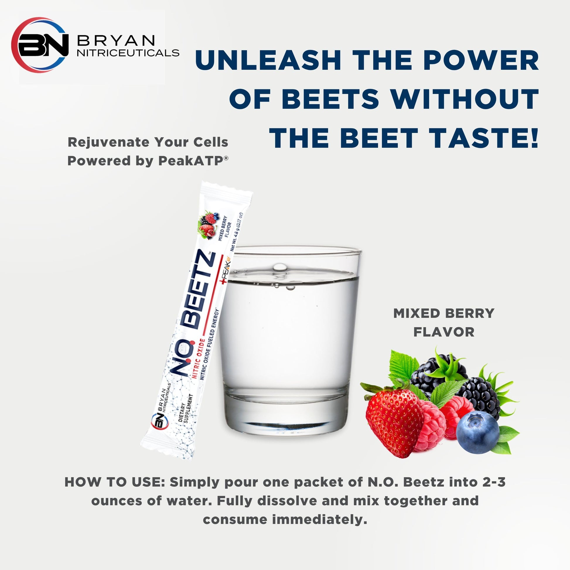 Bryan Nitriceuticals N.O. Beetz Nitric Oxide Fueled Energy Boost Supplement, Hydration & Cellular Energy Production Enhancer, Blend of Vitamins and Minerals (30 Servings) Bryan Nitriceuticals buy supplements canada