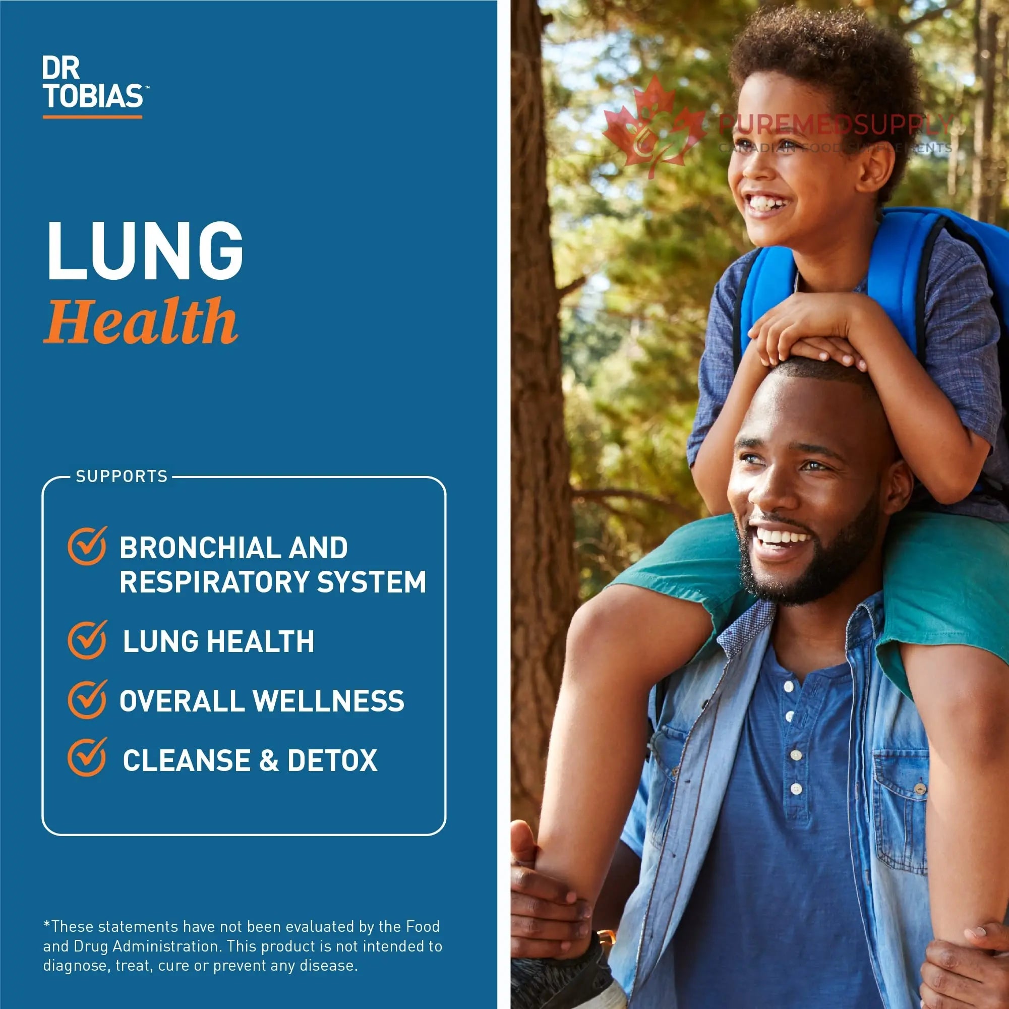 Dr. Tobias Lung Health and Oregano & Caprylic Acid Blend, Supports Lung Cleanse & Detox, Intestinal Health, Immune Support with Prebiotics & Herbs for Women & Men Dr. Tobias buy supplements canada