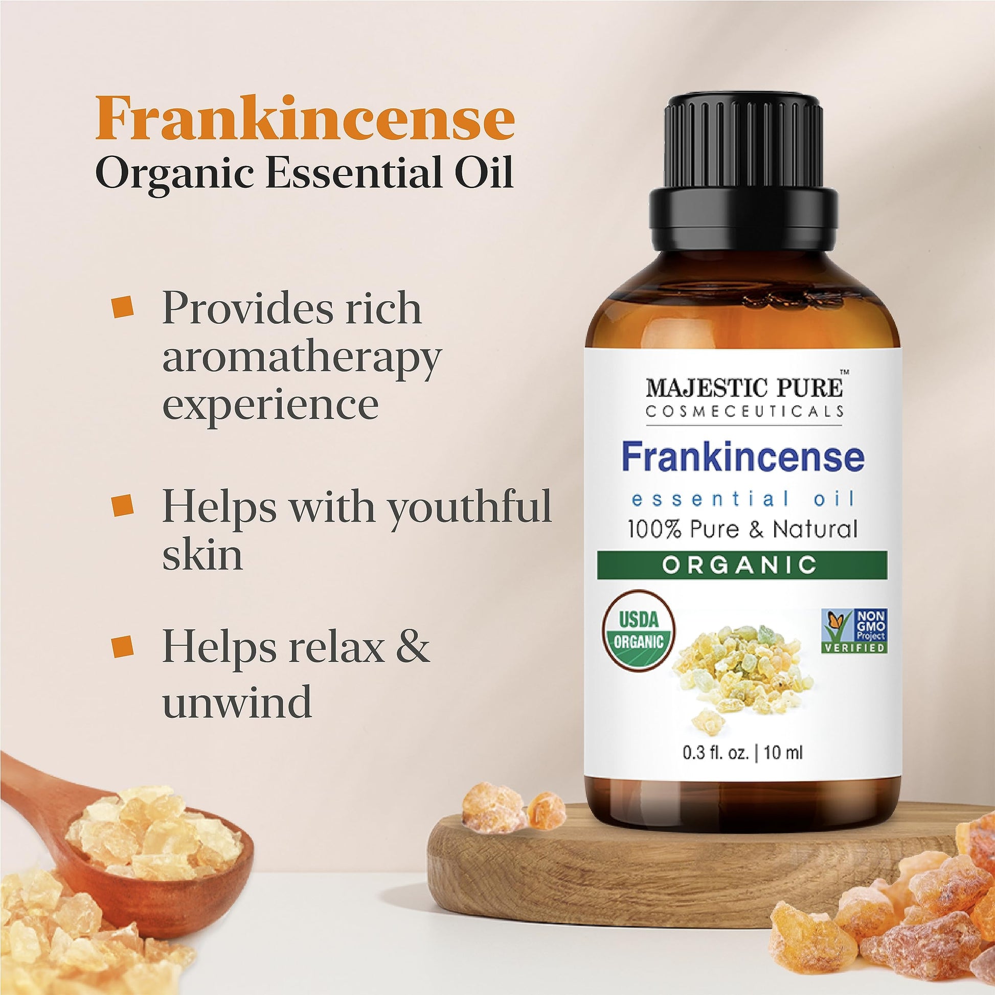 Majestic Pure USDA Organic Frankincense 0.33 fl oz MAJESTIC PURE buy supplements canada