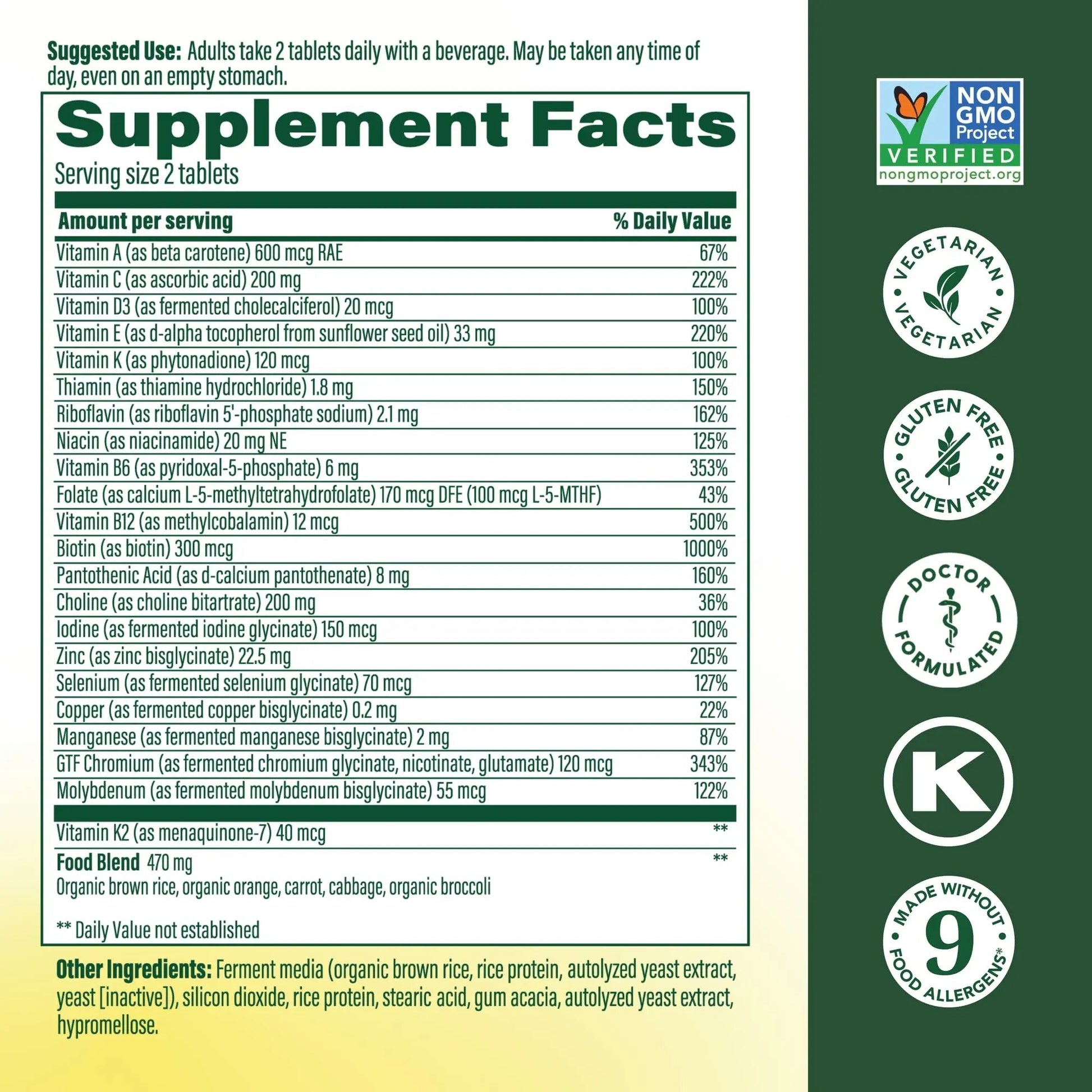 MegaFood Men's Advanced Multivitamin for Men - Doctor -Formulated - Choline, Vitamin B12, Vitamin D, Vitamin C & Zinc - Brain Health & Immune Support MegaFood buy supplements canada