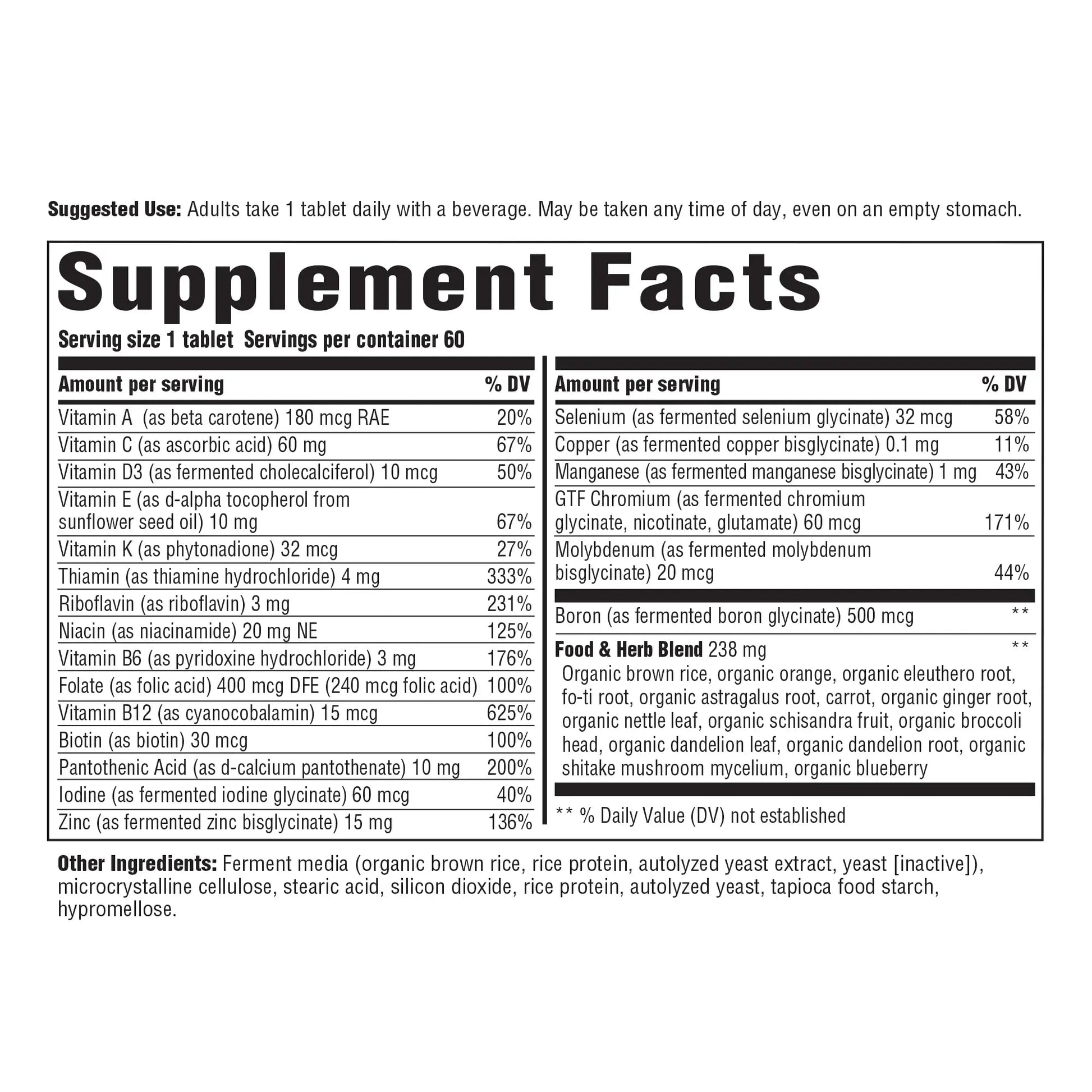 INNATE Response Formulas Men's One Daily Iron Free - Daily Multivitamin For Men Free of Iron - With B Vitamins Innate Response Formulas buy supplements canada