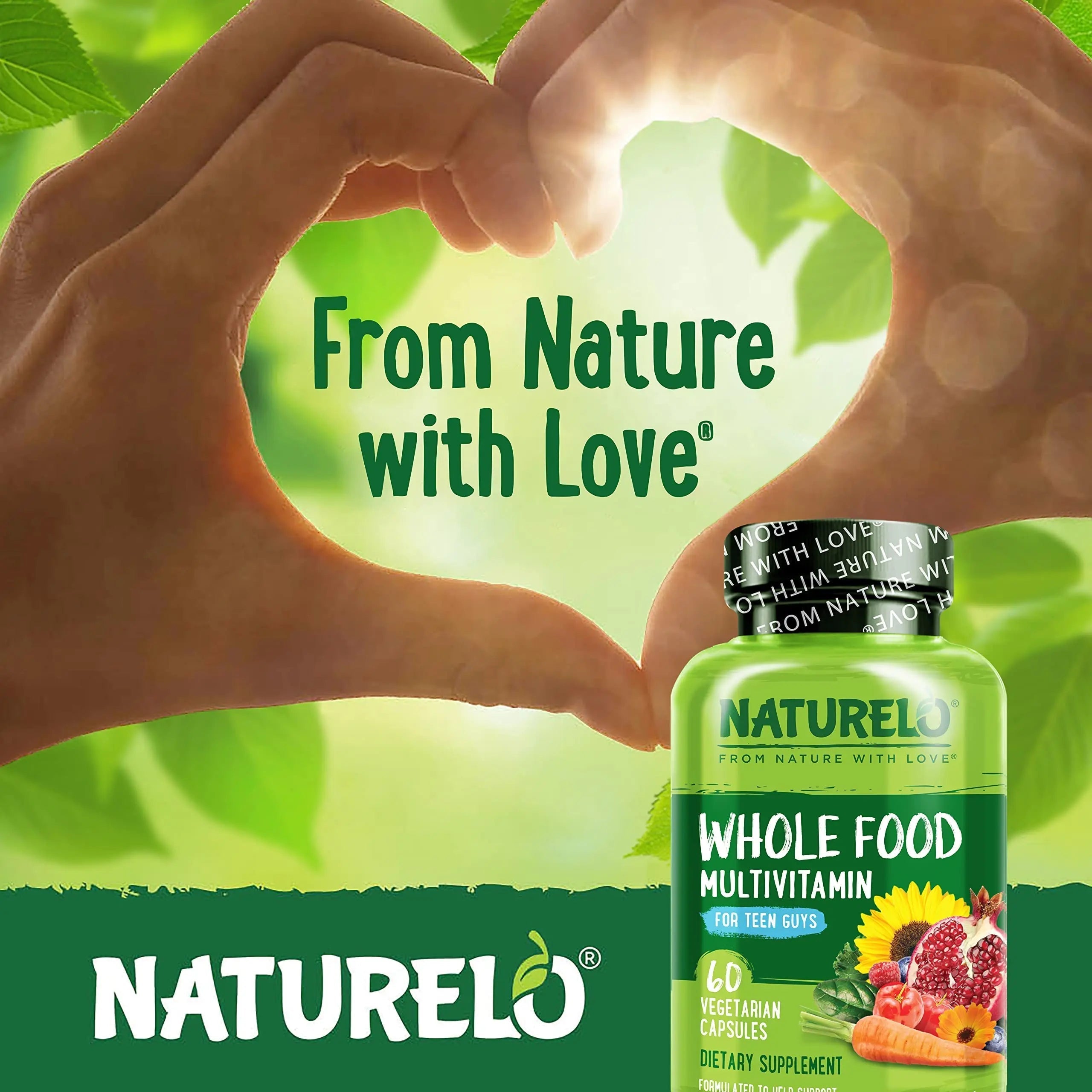NATURELO Teen Multivitamin - Whole Food Multivitamin for Teenage Boys - Minerals Supplement for Active Kids NATURELO buy supplements canada