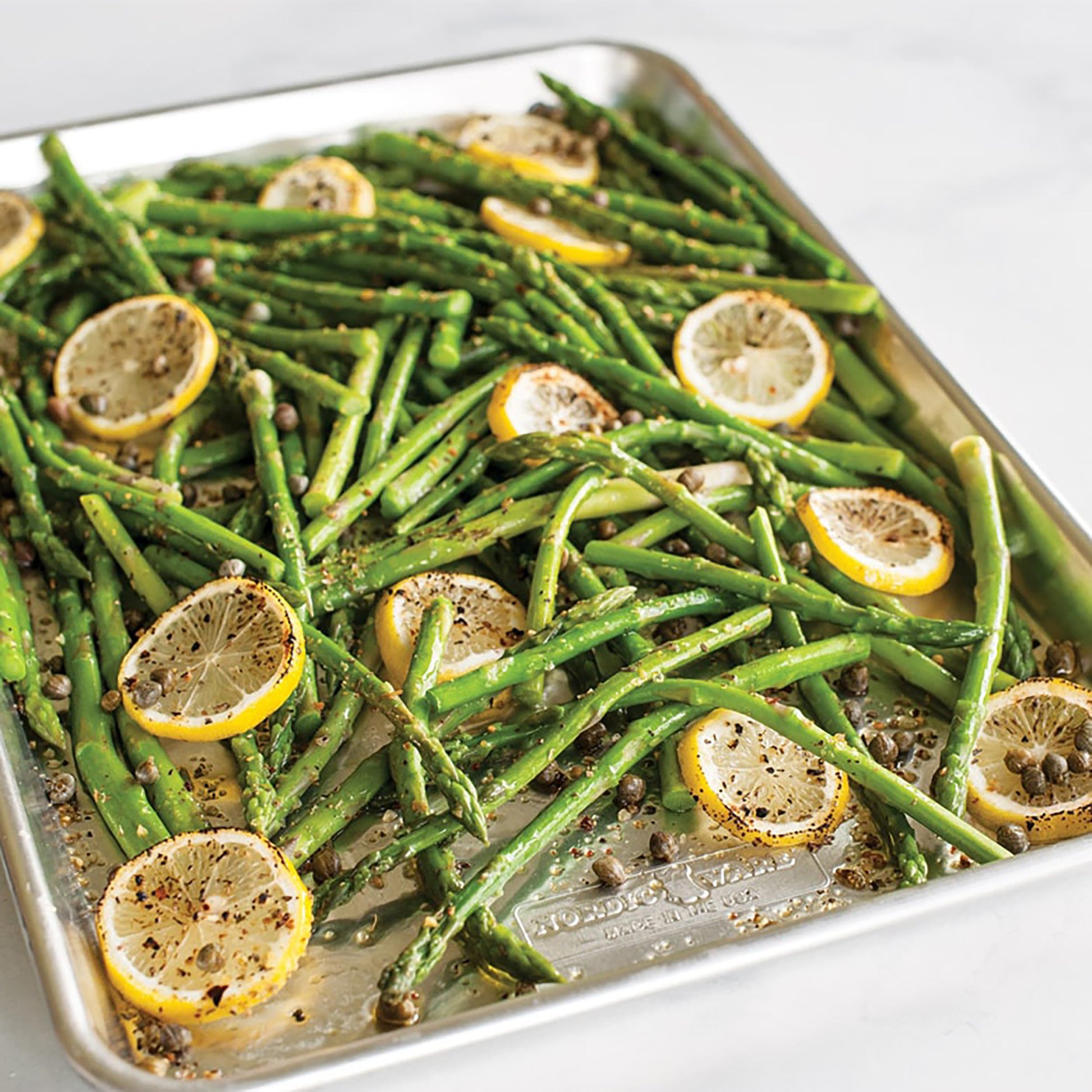 Nordic Ware Naturals 3 Piece Set - USA Made Aluminum Commercial Quality Sheet Pan for Baking or Roasting, Encapsulated Galvanized Steel Rim Prevents Warping; Half Sheet, Jelly Roll and Quarter Sheet Nordic Ware buy supplements canada